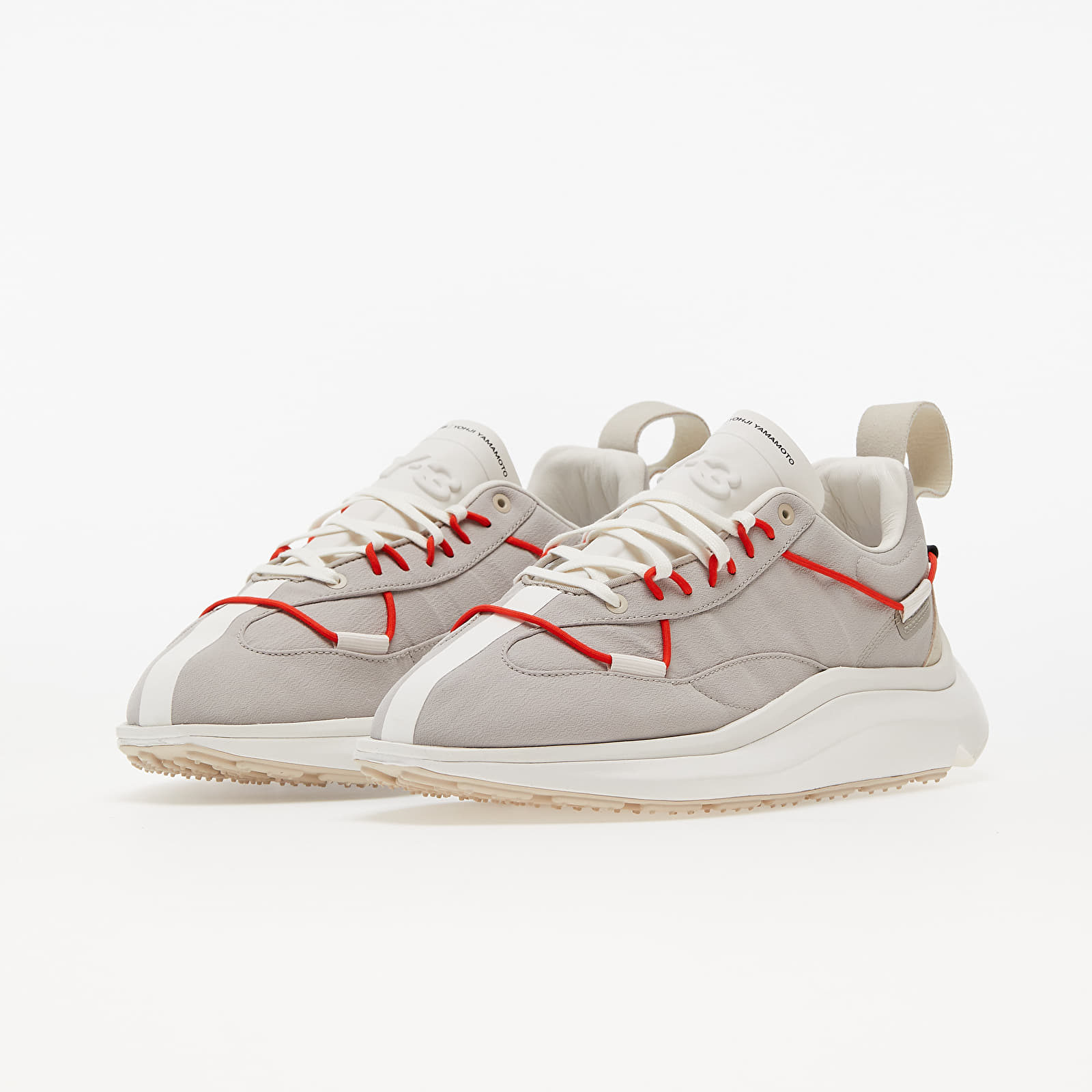 Miesten kengät Y-3 Shiku Run Light Brown/ Core White/ Bold Orange