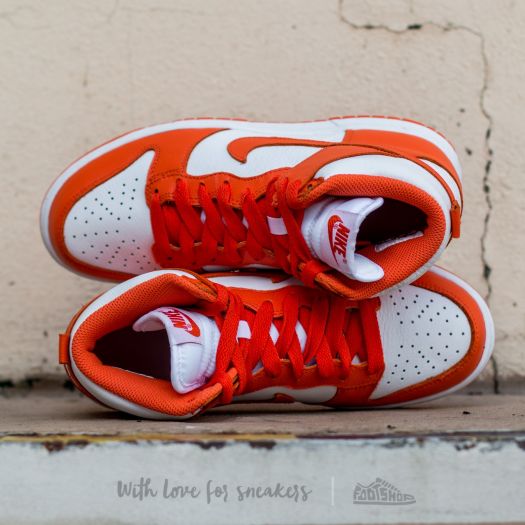 Men s shoes Nike Dunk Retro QS White Orange Blaze Footshop