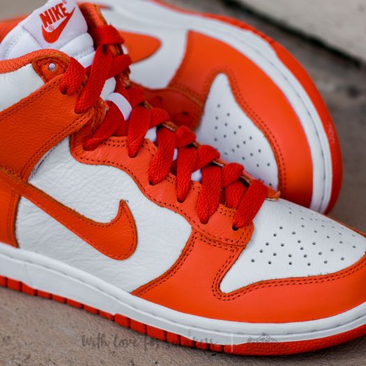 Men s shoes Nike Dunk Retro QS White Orange Blaze Footshop