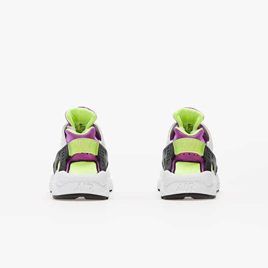 Women s shoes Nike Air Huarache White Neon Yellow Magenta Black Footshop