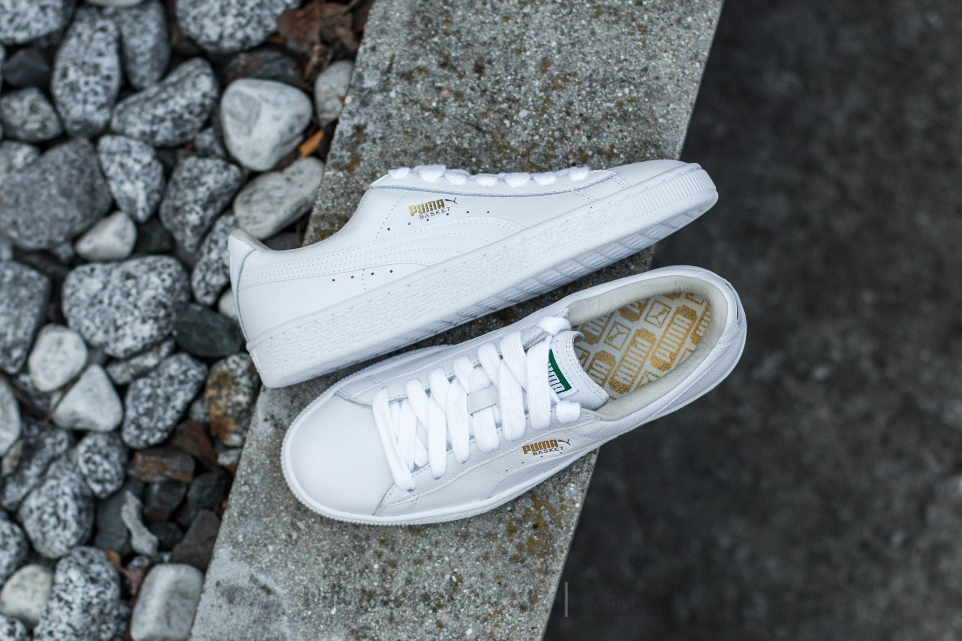 Men s shoes Puma Basket Classic LFS White White Footshop