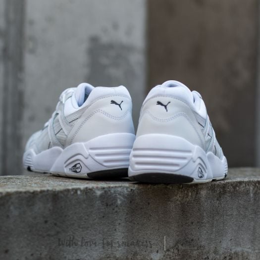 Men s shoes Puma R698 Core Leather White White Steel Gray Footshop