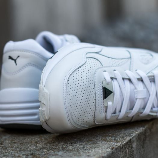 Puma R698 Core Leather White White Steel Gray