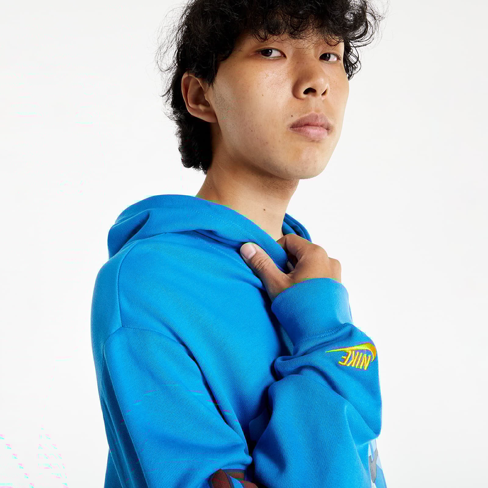 Sudaderas Nike Sportswear M French Terry Pullover Hoodie Lt Photo Blue