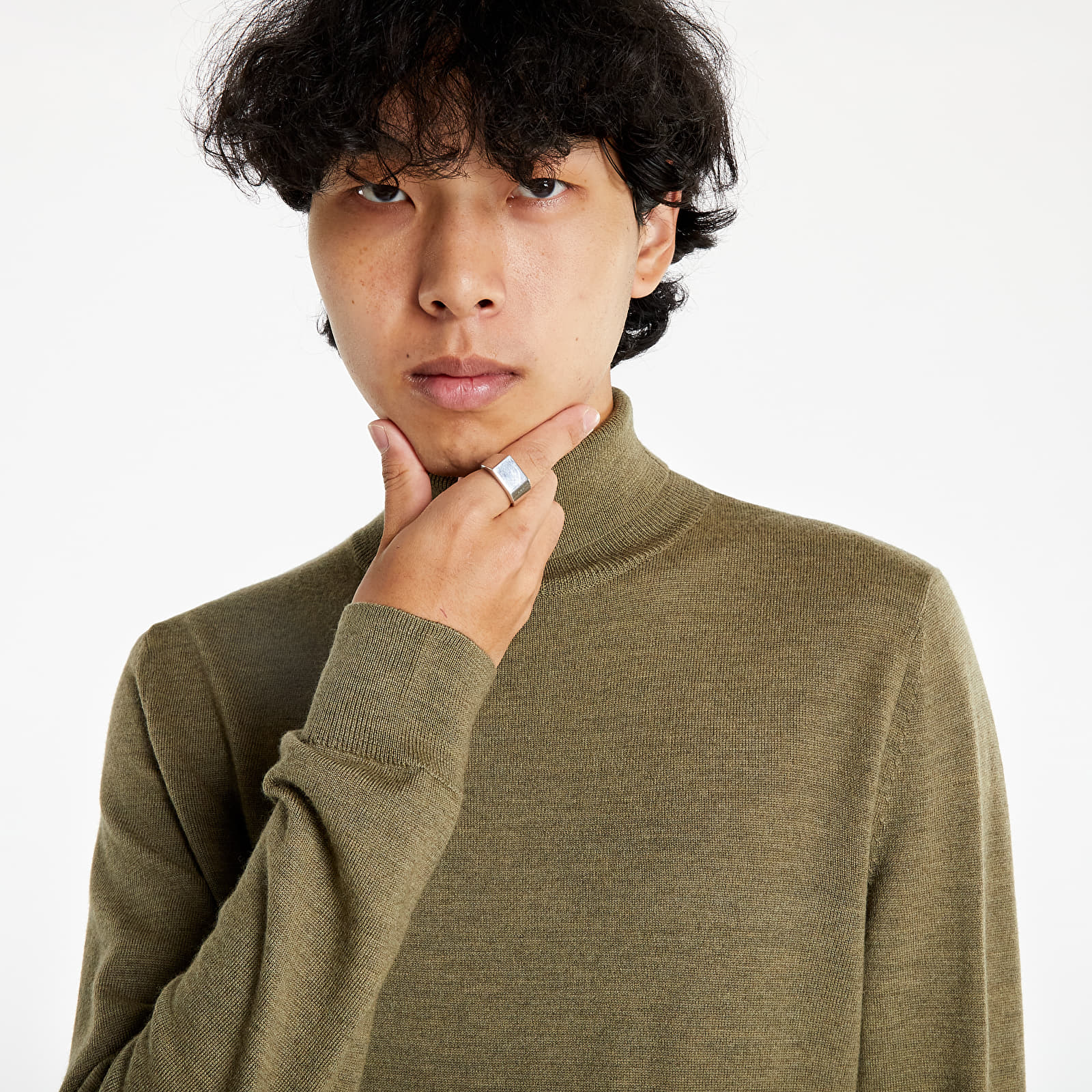 Pulovere A.P.C. Dundee Turtleneck Khaki