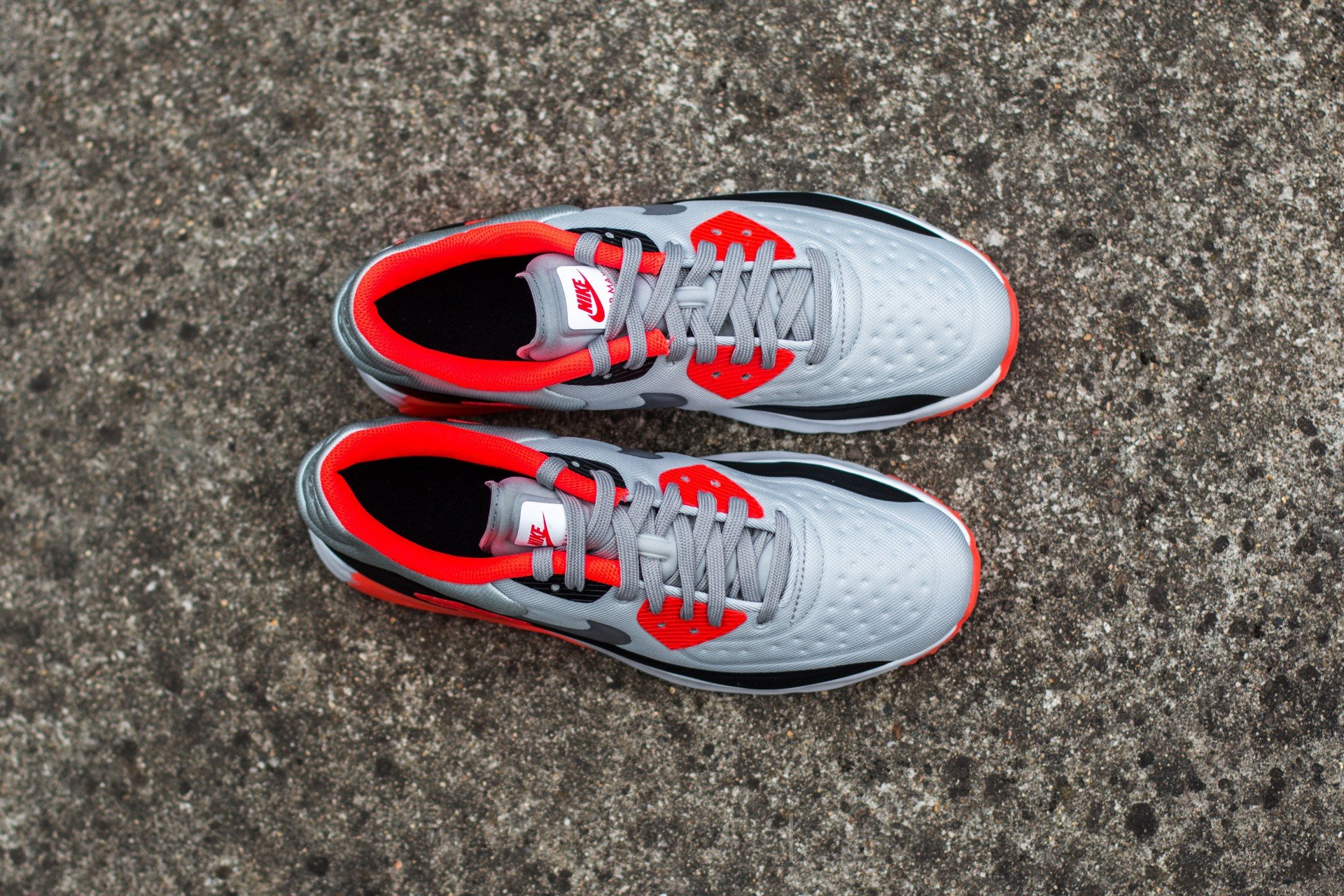 Férfi cipők Nike Air Max 90 Ultra SE Pure Platinum/ Cool Grey-Neutral Grey-Bright Crimson