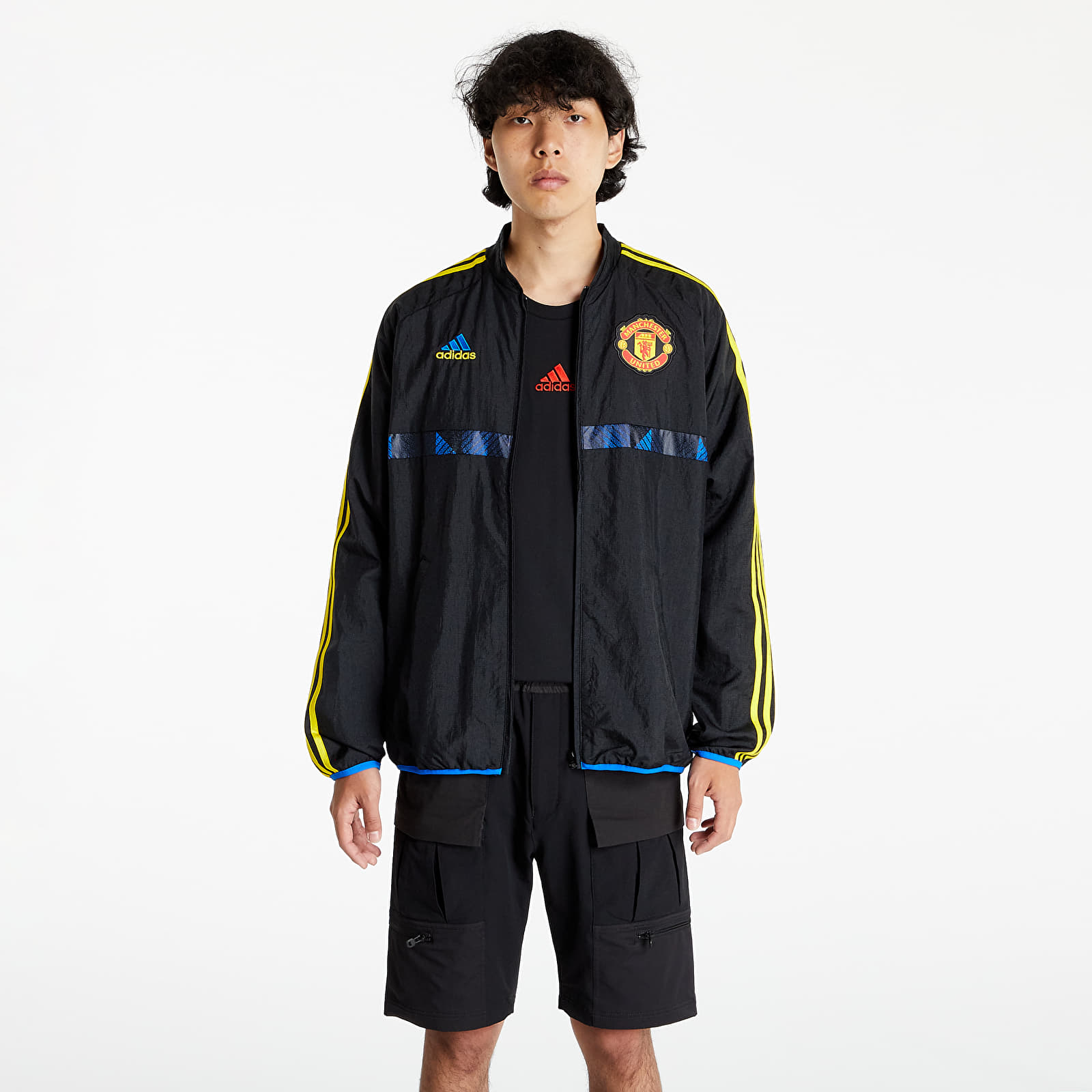 Jakker adidas Manchester United Icons Woven Jacket Black