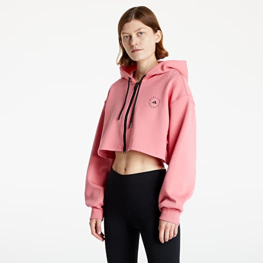 Adidas sc hot sale cropped hoodie