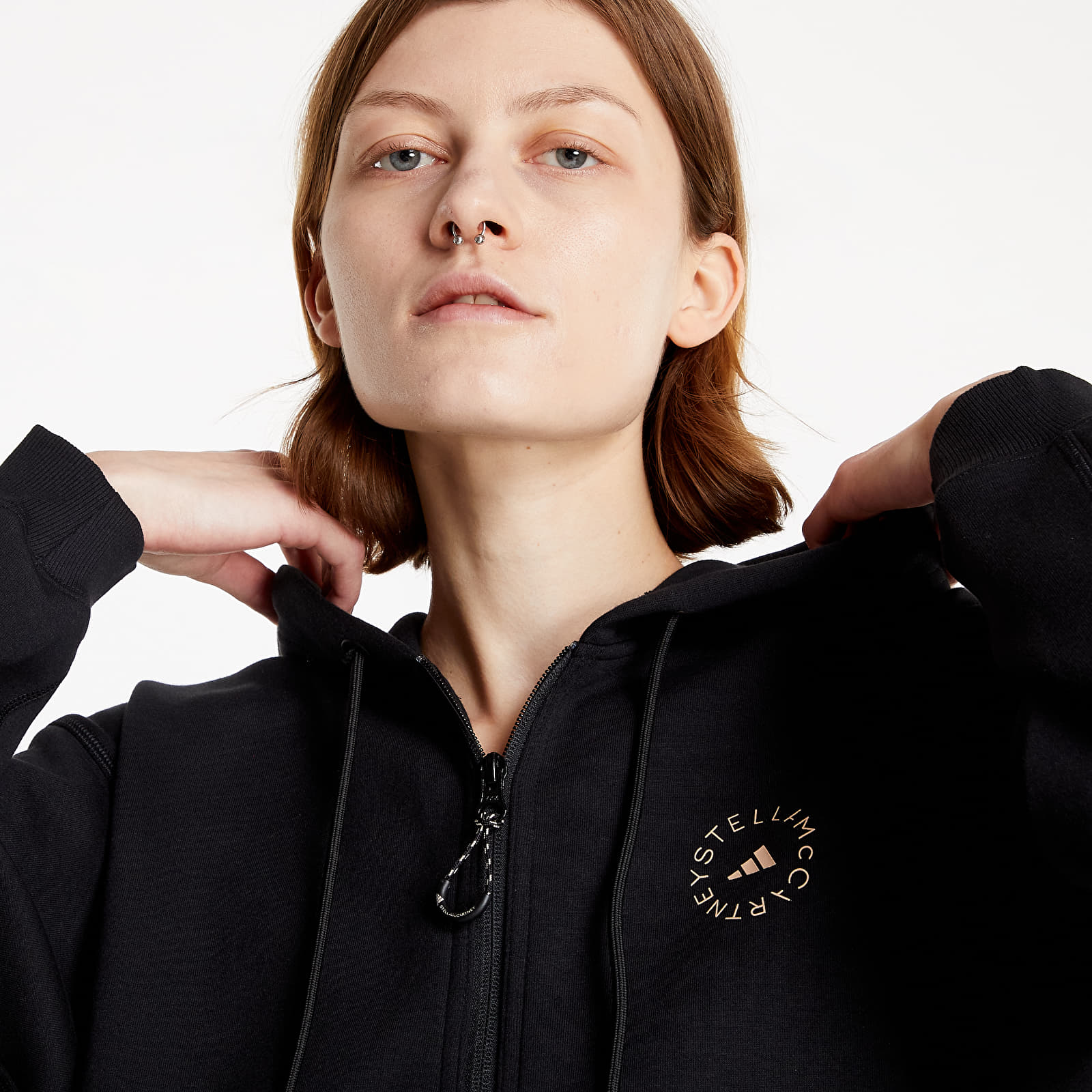 Sweatjacken und Sweatshirts adidas x Stella McCartney Sc Fz Hoodie Black