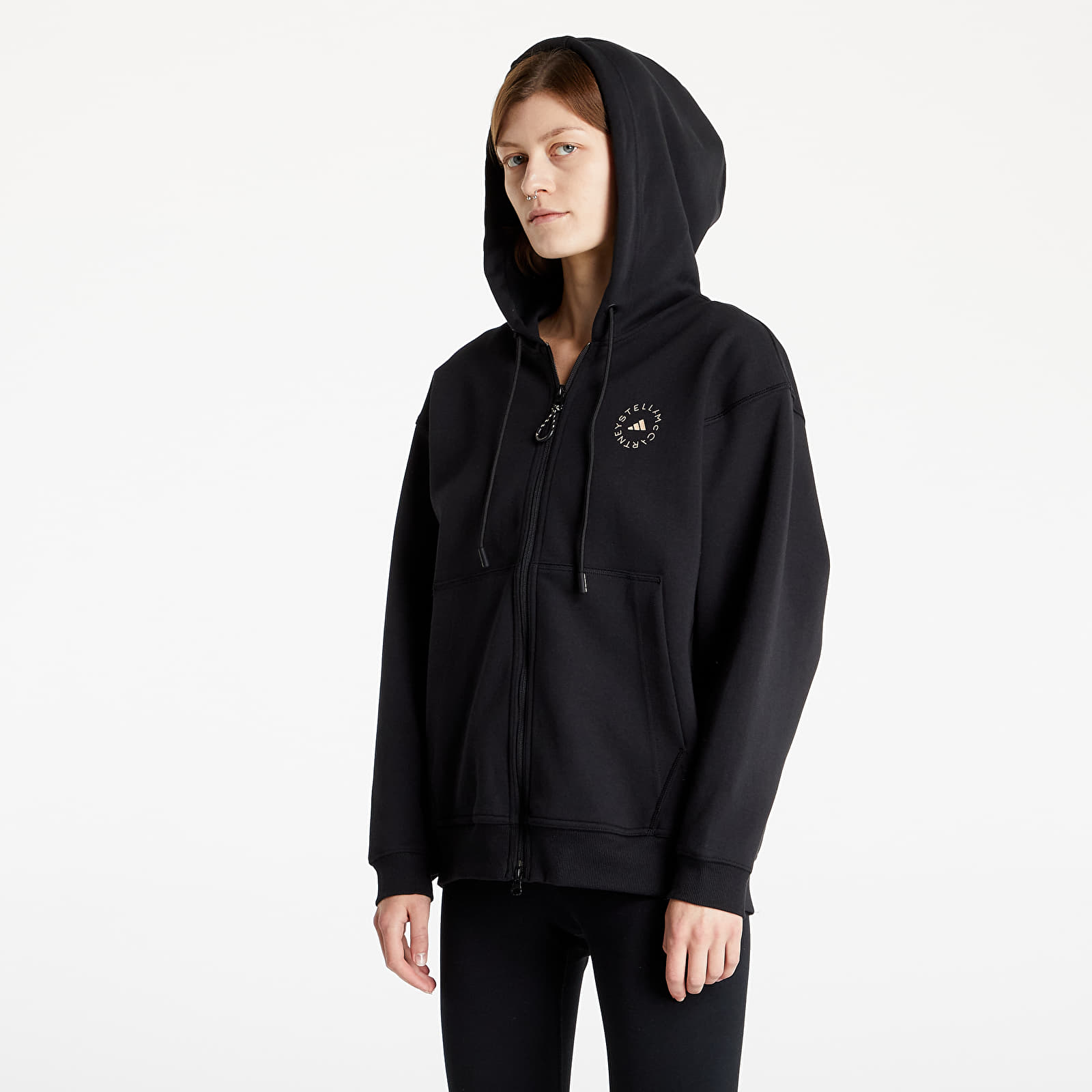 Sweatjacken und Sweatshirts adidas x Stella McCartney Sc Fz Hoodie Black