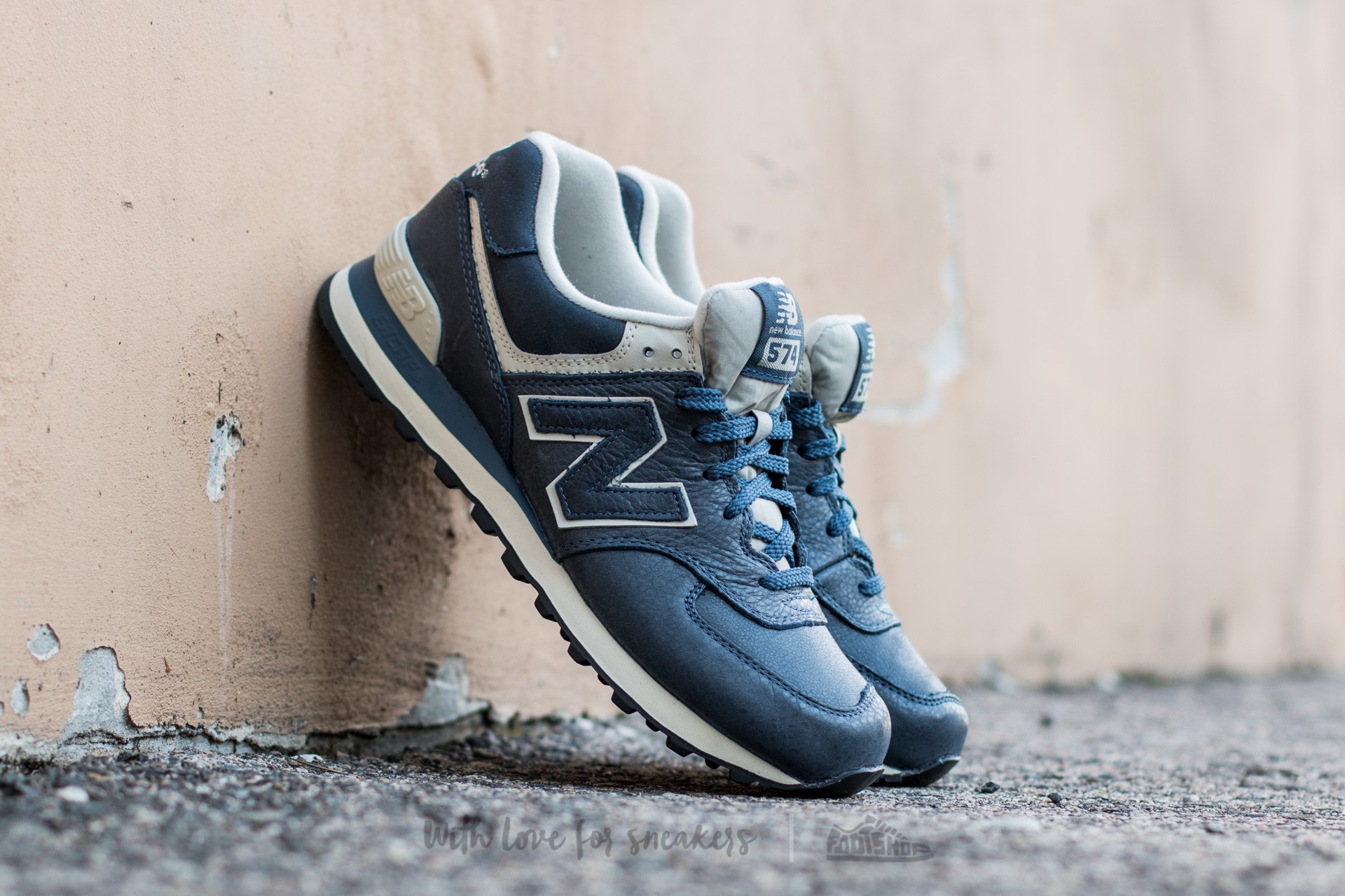 New balance ml574fsn sneaker uomo blu scarpe (uomini) discount