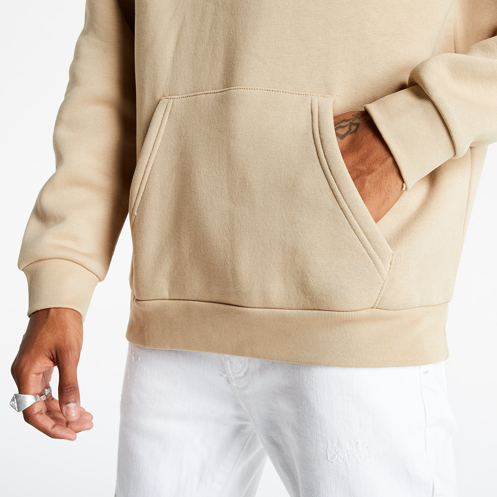 Bluzy adidas Essential Hoody Beige Tone