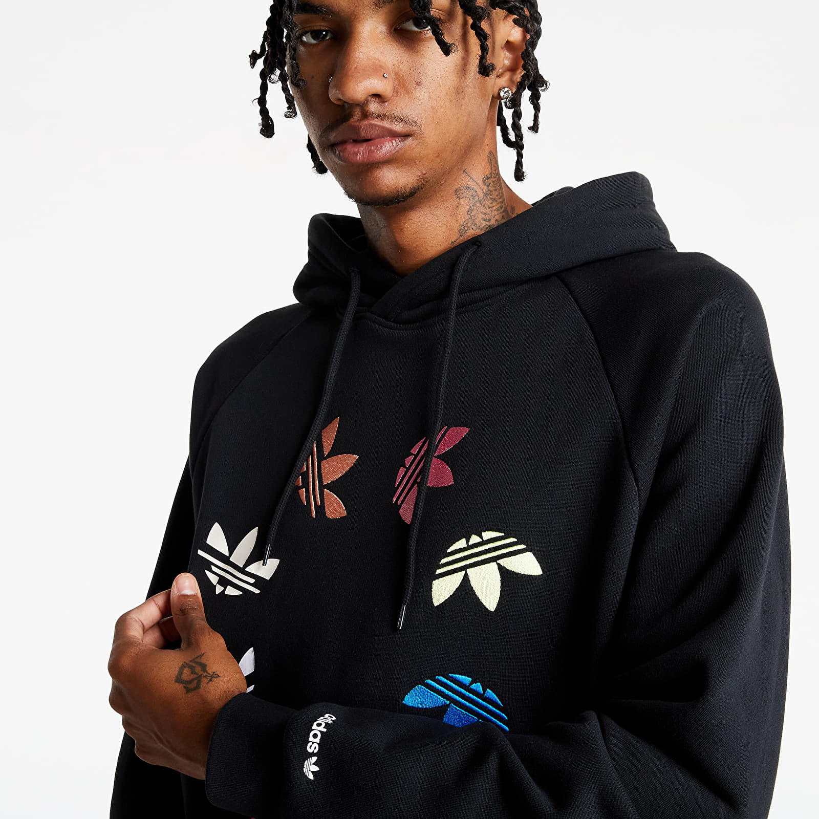 Hoodies and sweatshirts  adidas St Hoody Black/ Multicolor