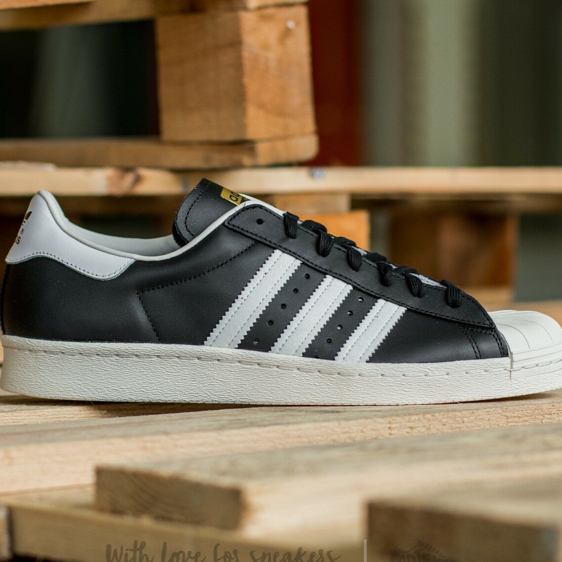 Sneakers adidas Superstar 80s Black1/Wht/Chalk2 - 1 | YEO