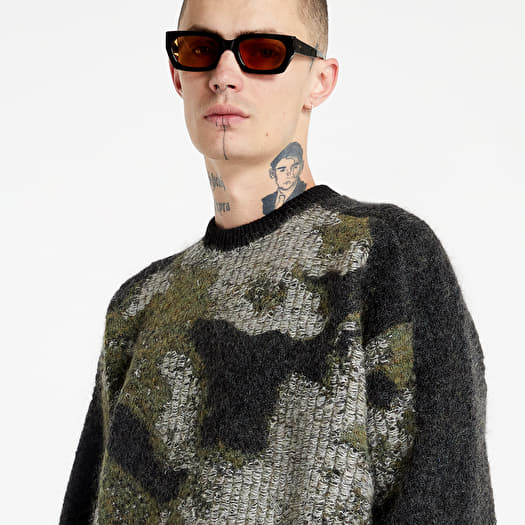 Sweater Y-3 U Ch1 Camo Knit Crew Sweater