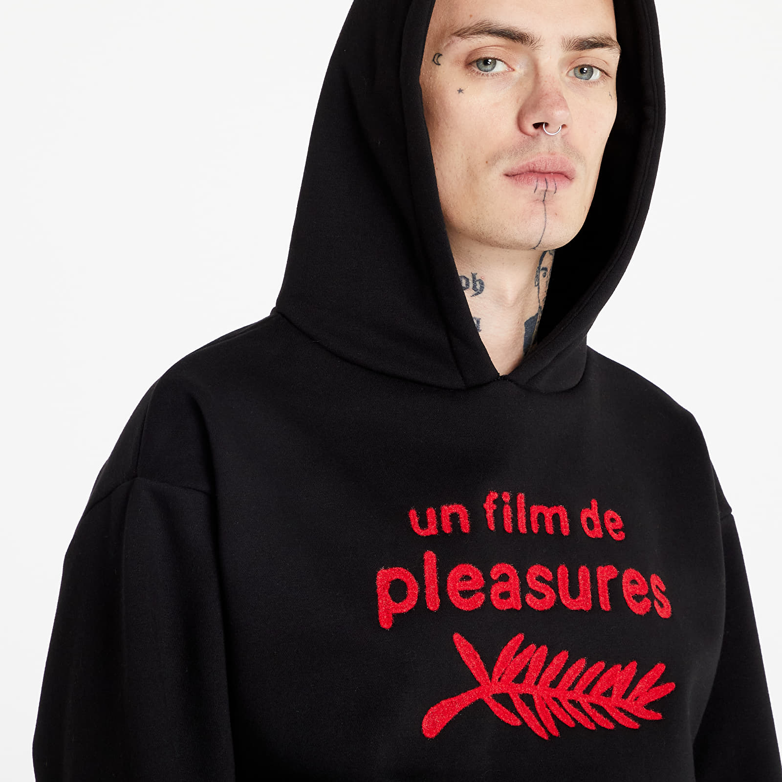 Hoodies en truien PLEASURES Film Hoody Black