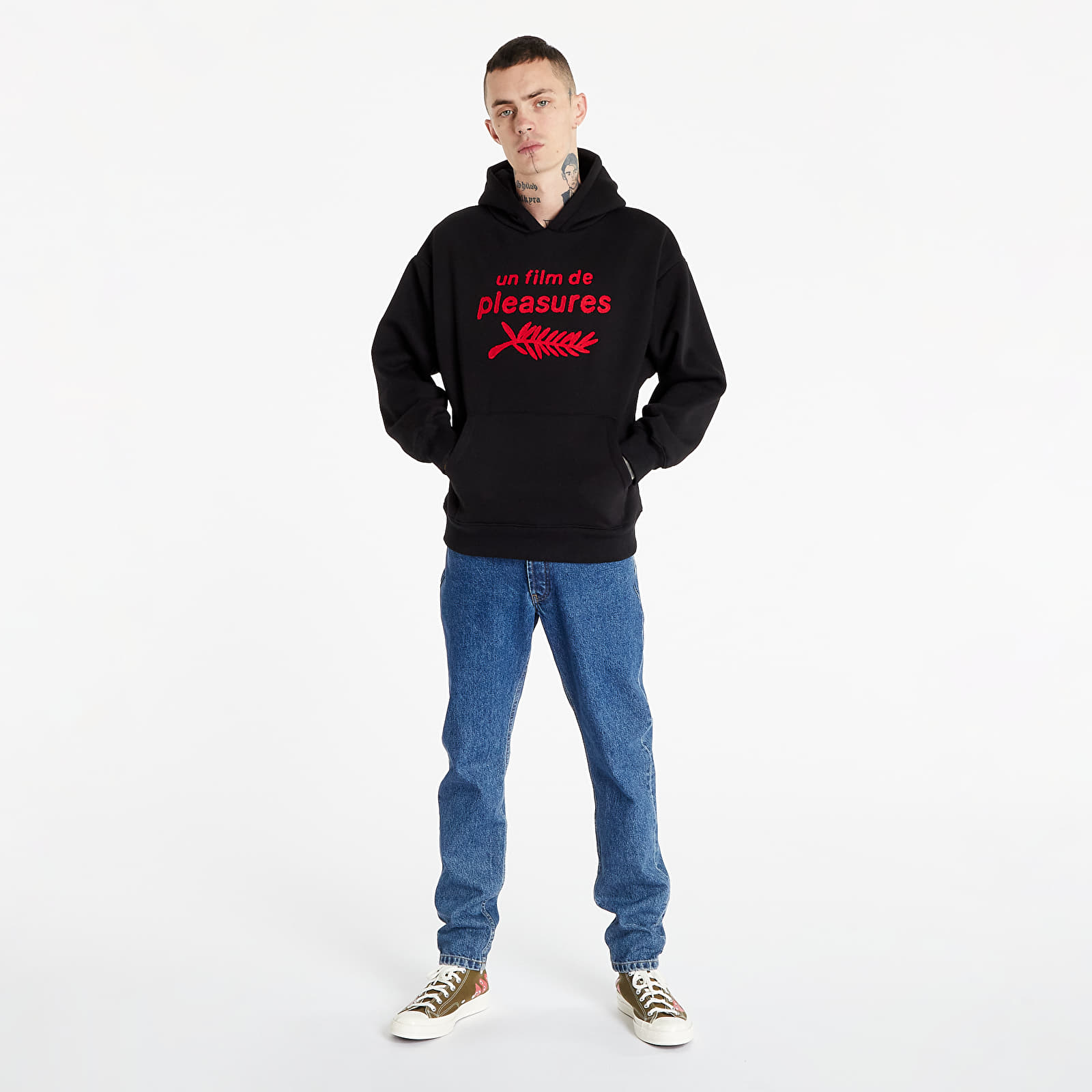 Hoodies en truien PLEASURES Film Hoody Black