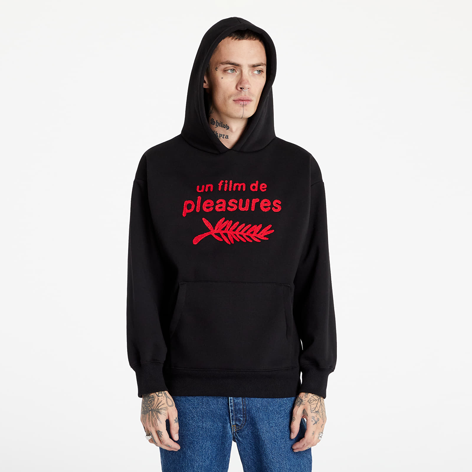 Hoodies en truien PLEASURES Film Hoody Black