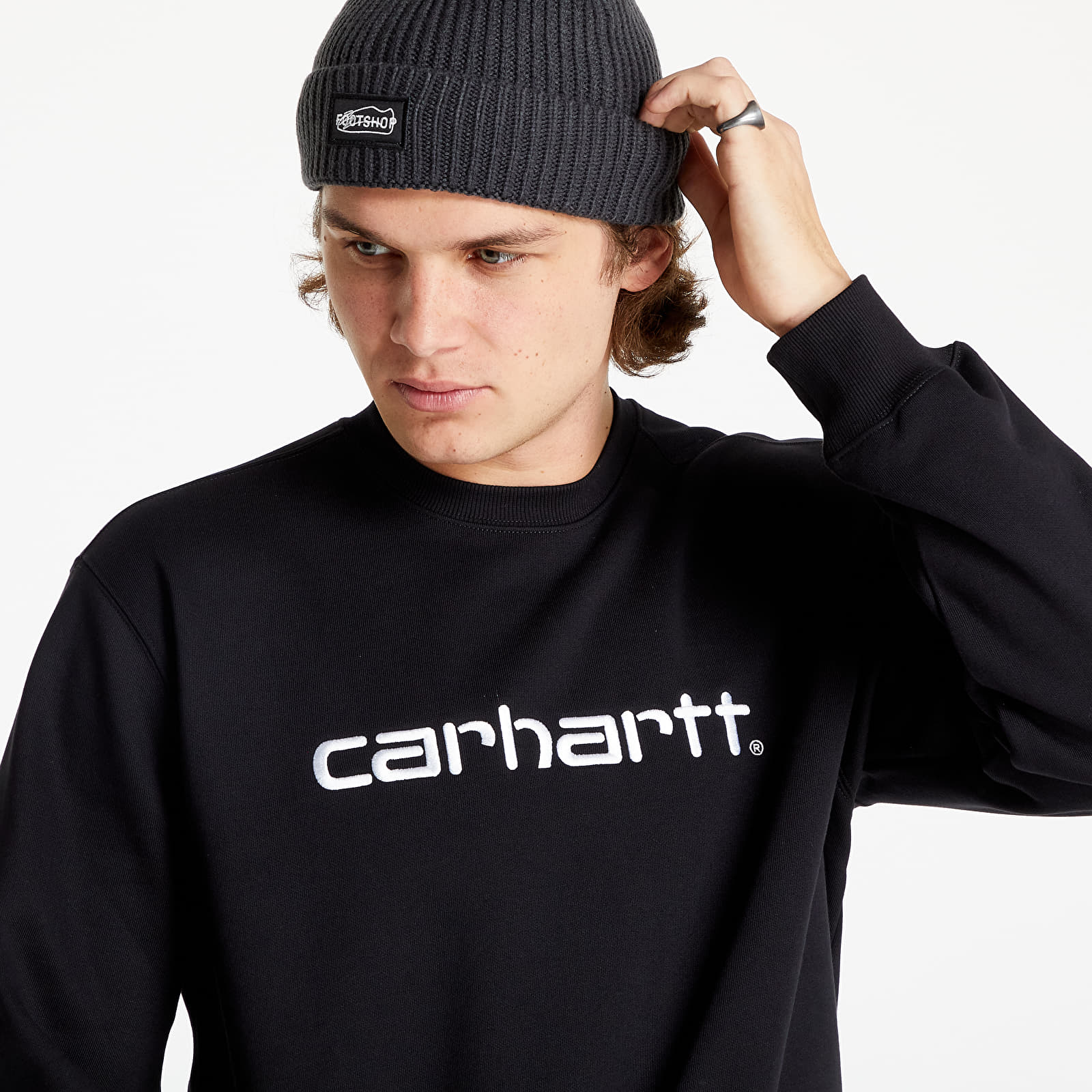 Carhartt embroidered sweatshirt discount
