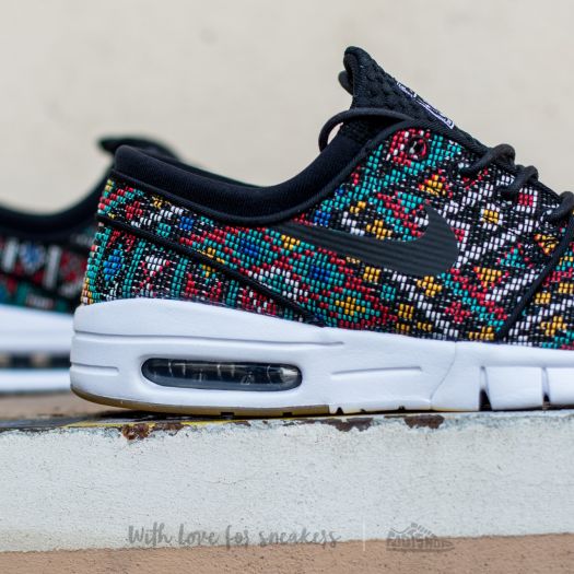 Inc l minte i sneaker i pentru b rba i Nike Stefan Janoski Max Premium Black Black White Gum Light Brown Footshop