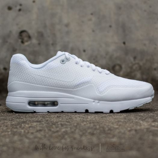 Men s shoes Nike Air Max 1 Ultra Essential White White Pure Platinum Footshop