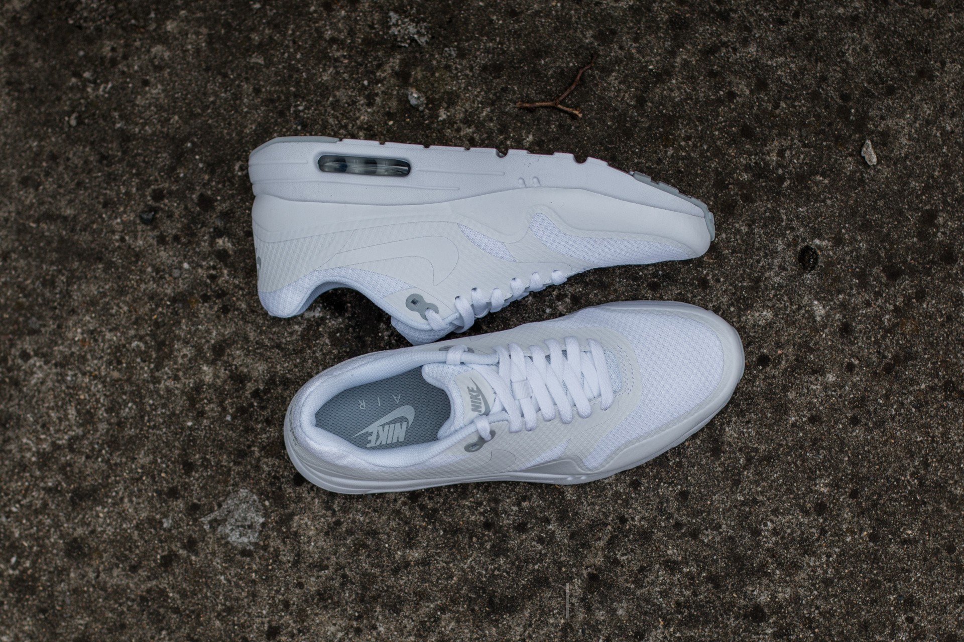 Herresko Nike Air Max 1 Ultra Essential White/ White-Pure Platinum