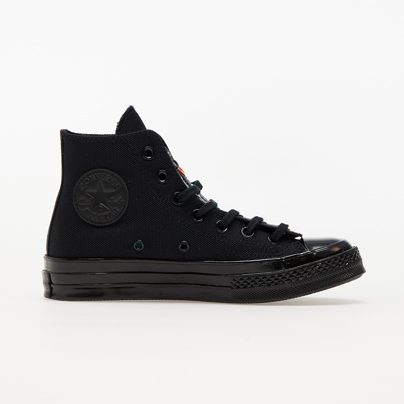Zapatillas mujer Converse Chuck 70 Canvas Zip Black/ Electric Aqua
