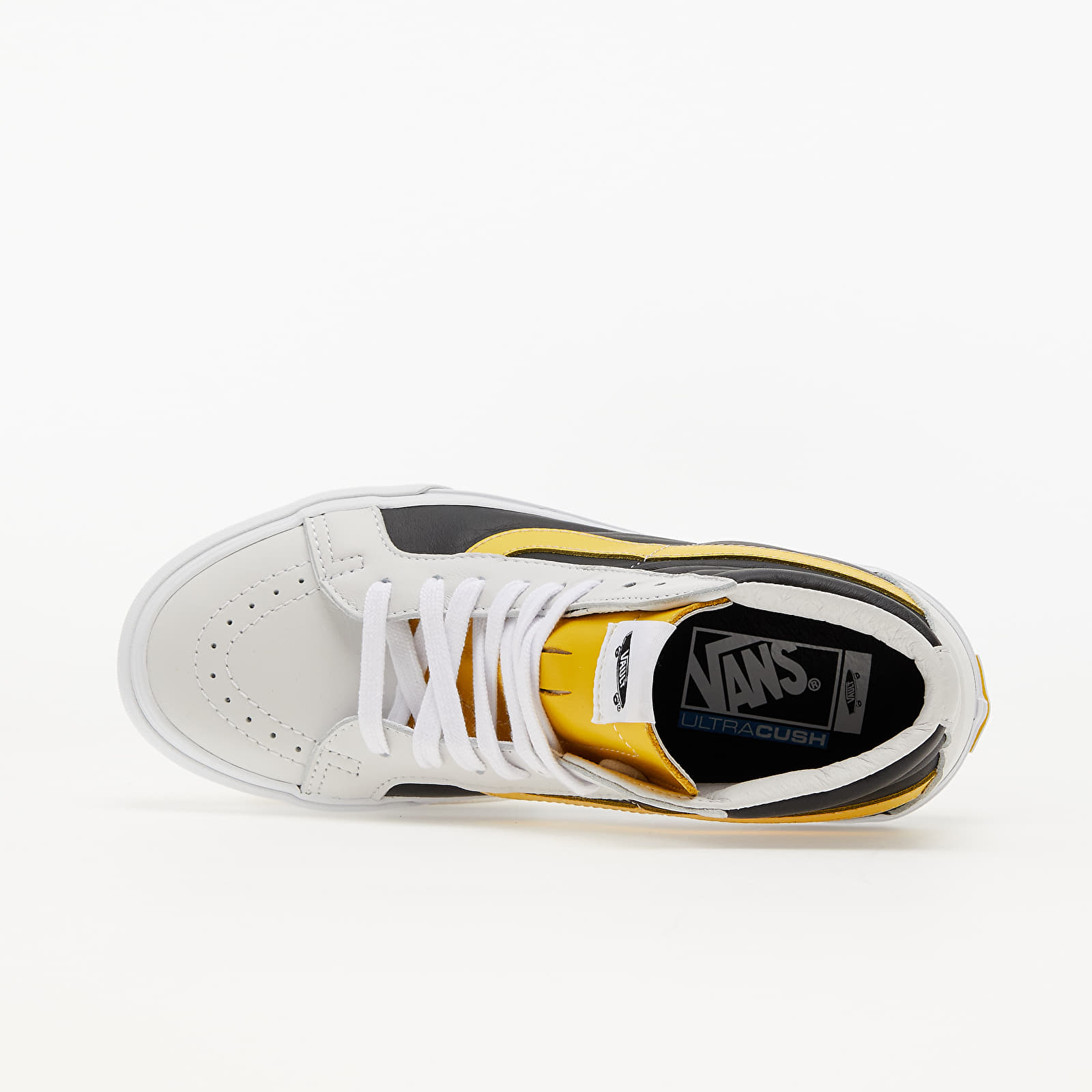 Men's shoes Vans Vault Sk8-Hi Reissue (Leather) White/ Black/ Freesia