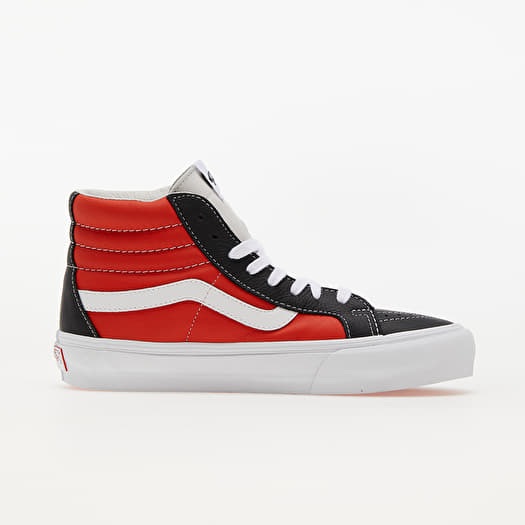 Vans sk8 top hi black orange