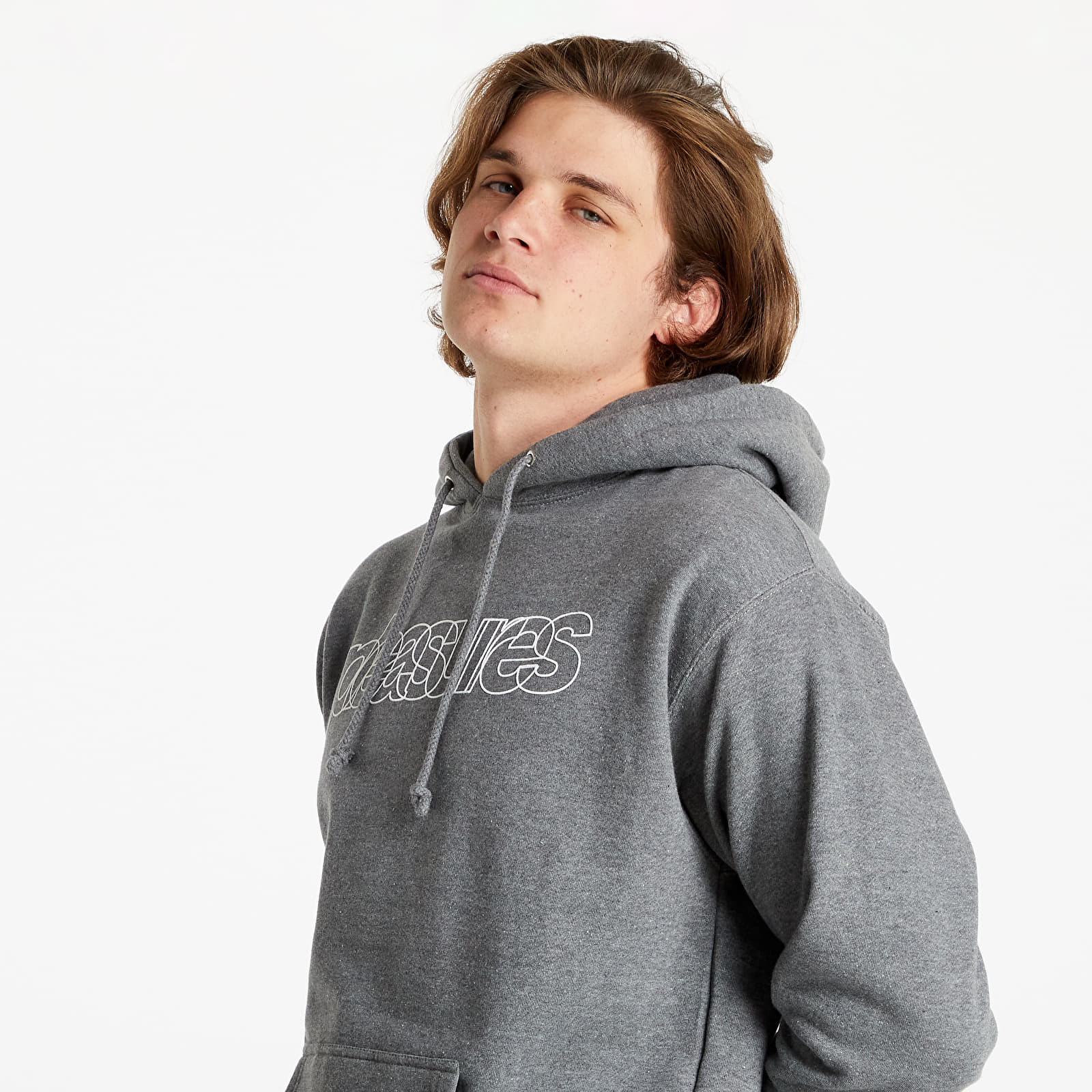 Суичърти PLEASURES Flight Hoody Gunme