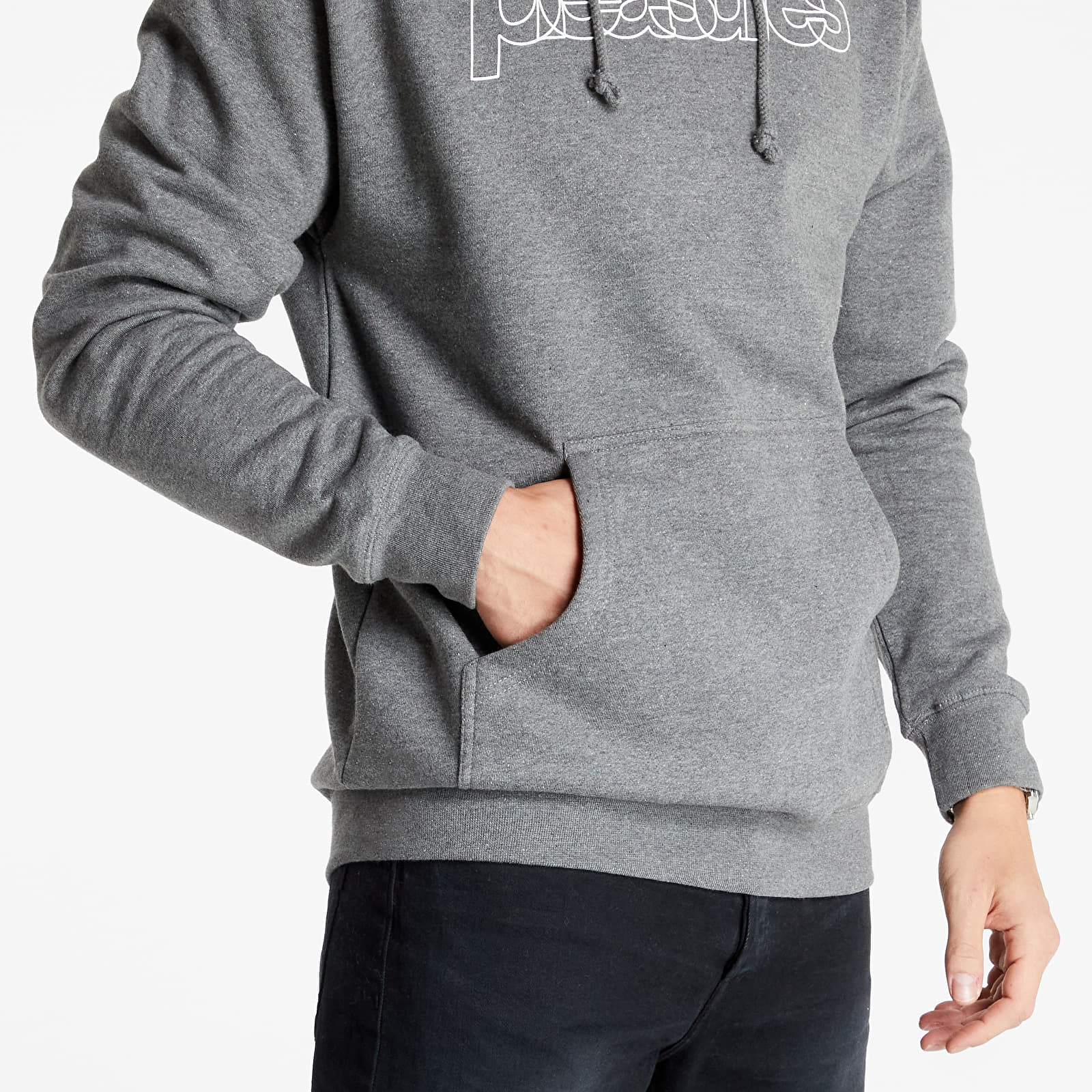 Суичърти PLEASURES Flight Hoody Gunme
