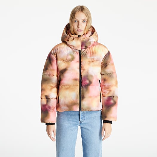 Oversized logo puffer calvin klein shop