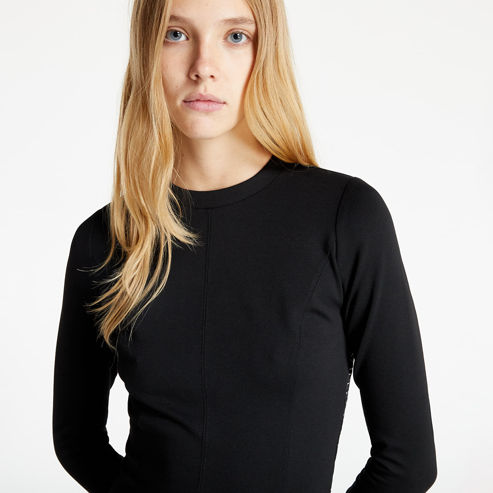 Abiti Calvin Klein Jeans Milano Side Logo Tape Dress Ck Black