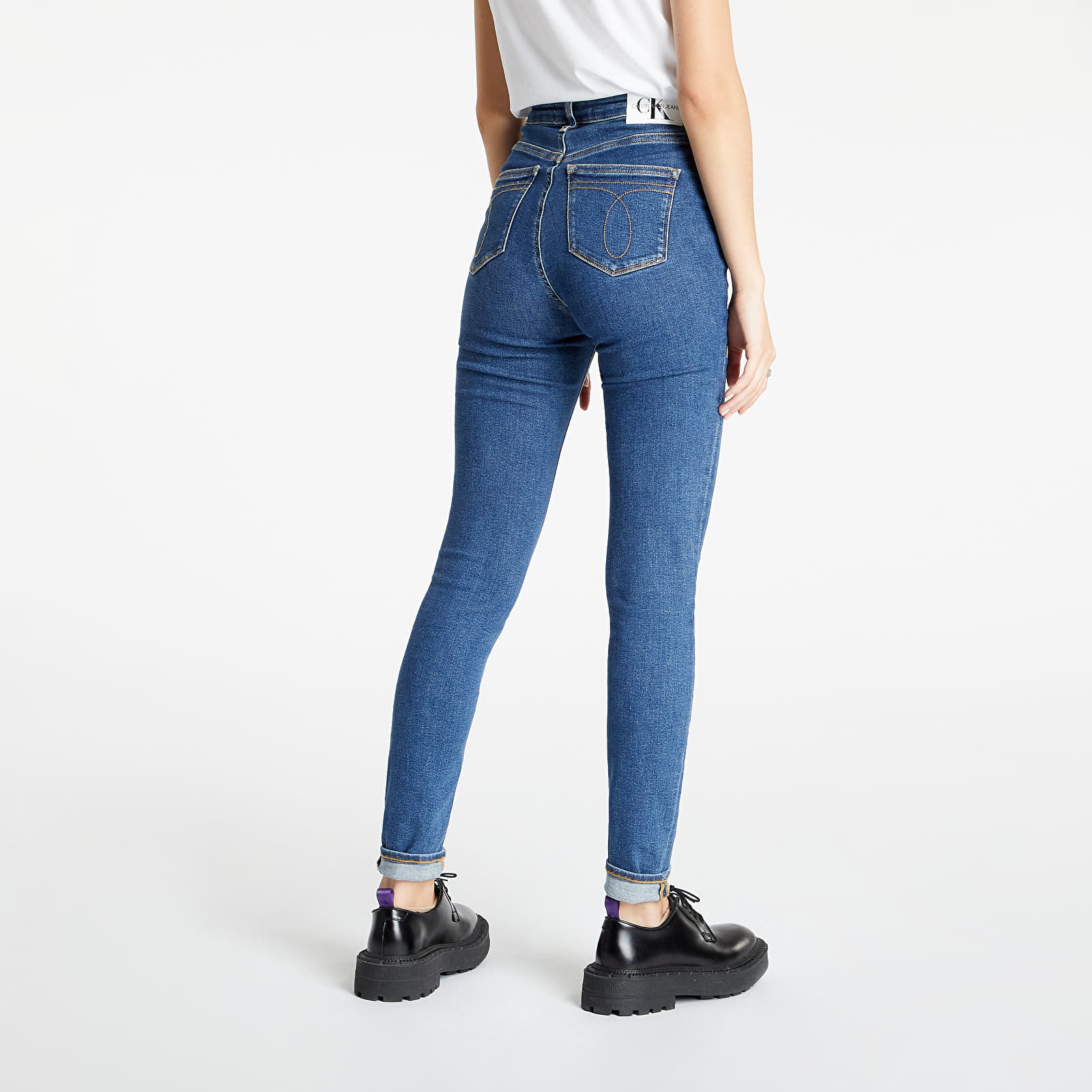 Broeken en spijkerbroeken Calvin Klein Jeans High Rise Skinny Denim Medium