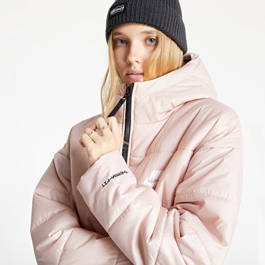 Jackets Nike Women s Therma FIT Repel Hooded Jacket Pink Oxford Black White Footshop