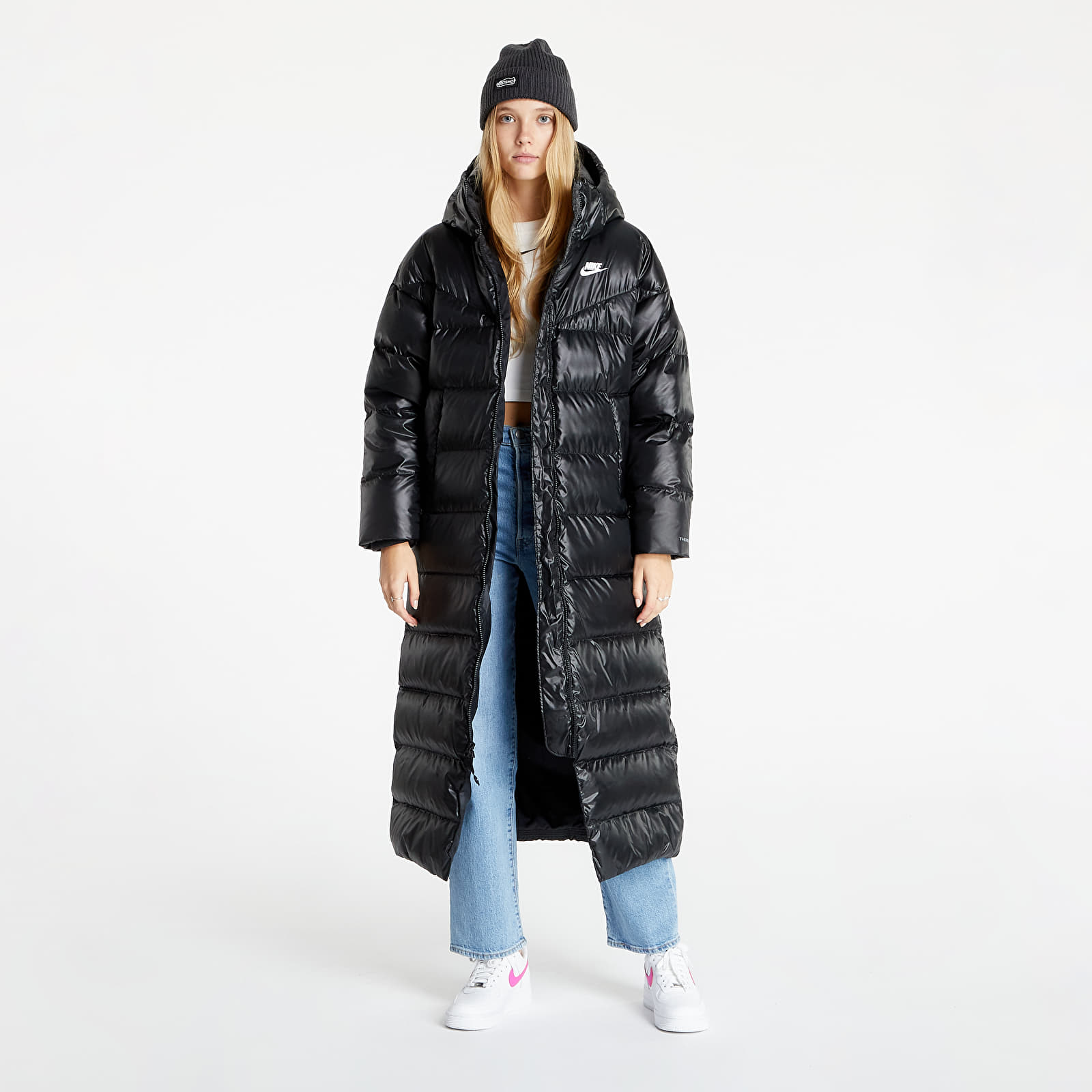 Striukės Nike Sportswear Therma-FIT City Series W Parka Black/ White
