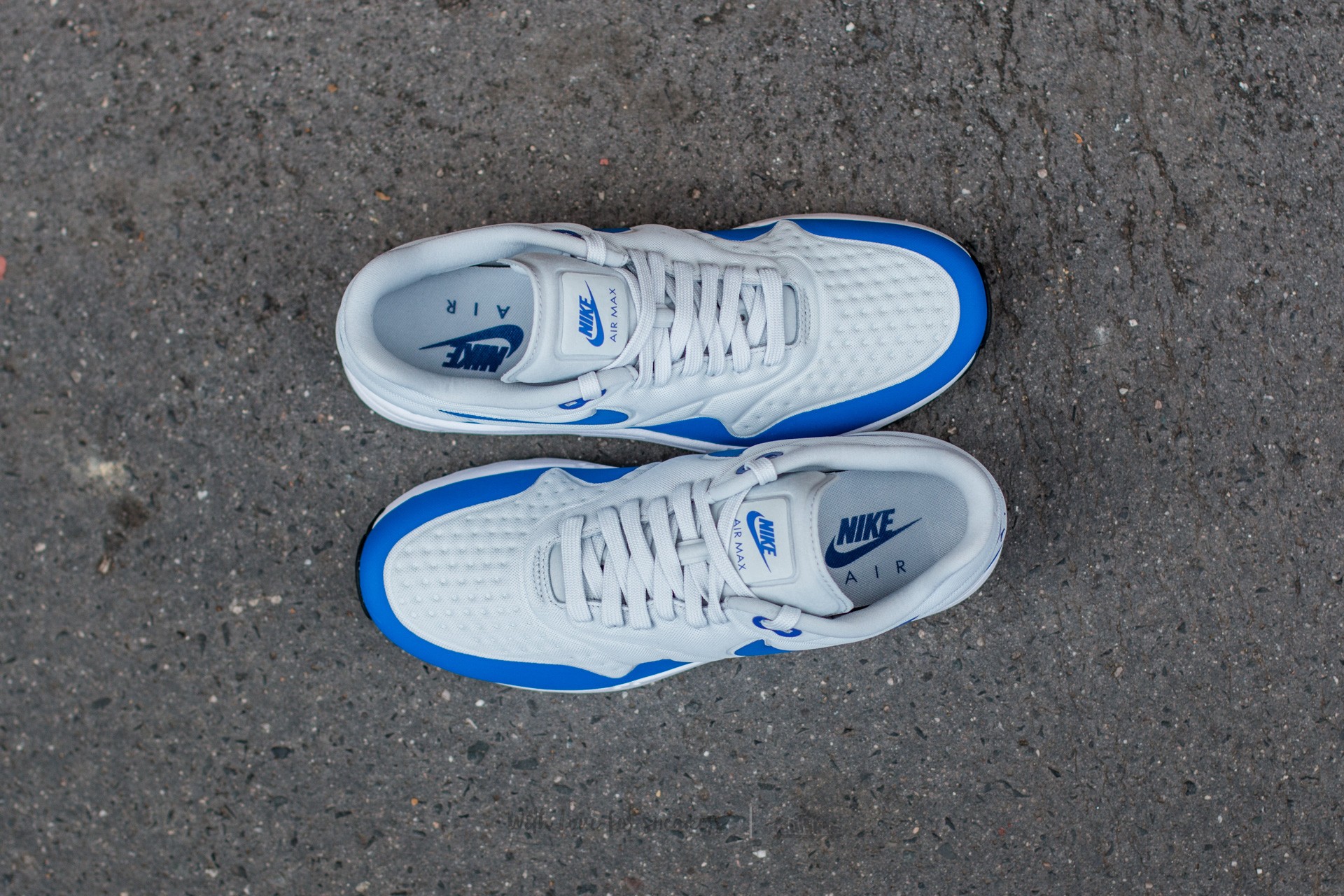 Men s shoes Nike Air Max 1 Ultra SE Pure Platinum Game Royal Neutral Grey Black Footshop