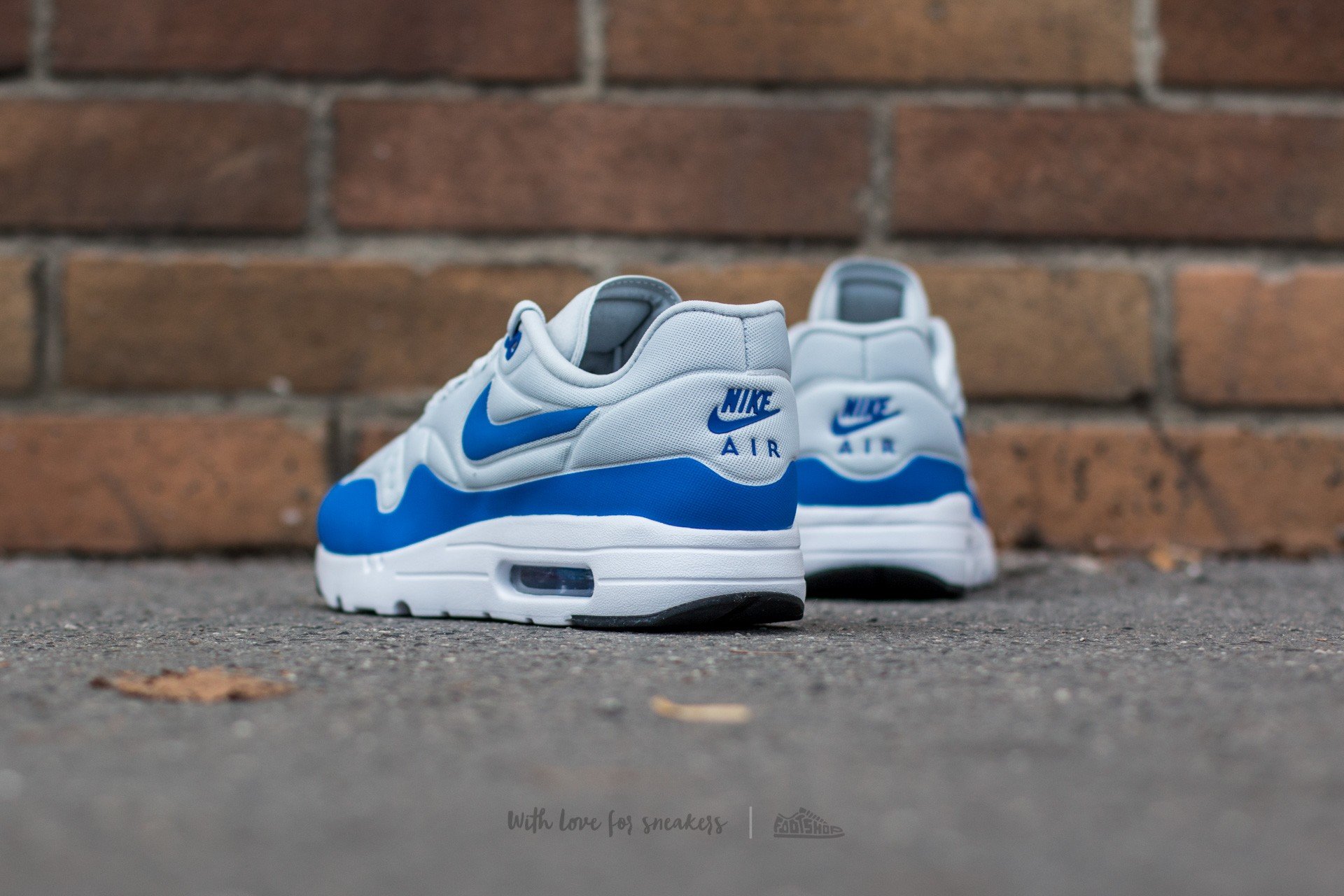 Zapatillas Hombre Nike Air Max 1 Ultra SE Pure Platinum/ Game Royal-Neutral Grey-Black