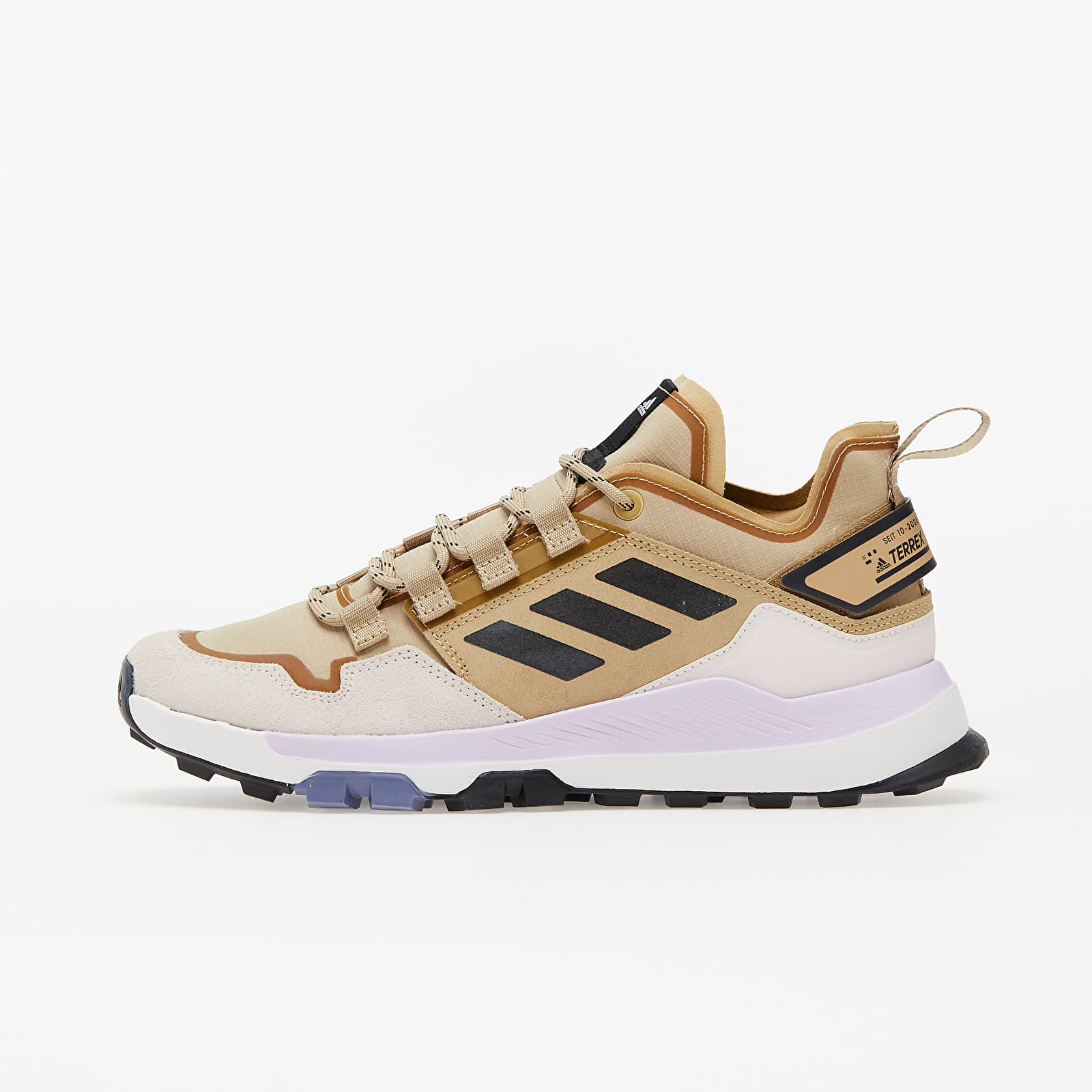 Încălțăminte și sneakerși pentru femei adidas Terrex Hikster W Beige Tone/ Core Black/ Purple Tint