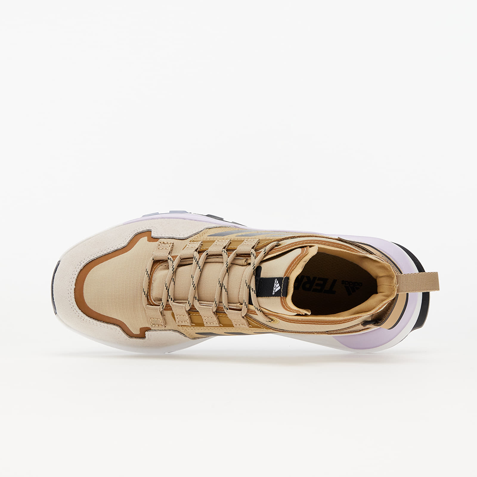 Încălțăminte și sneakerși pentru femei adidas Terrex Hikster W Beige Tone/ Core Black/ Purple Tint