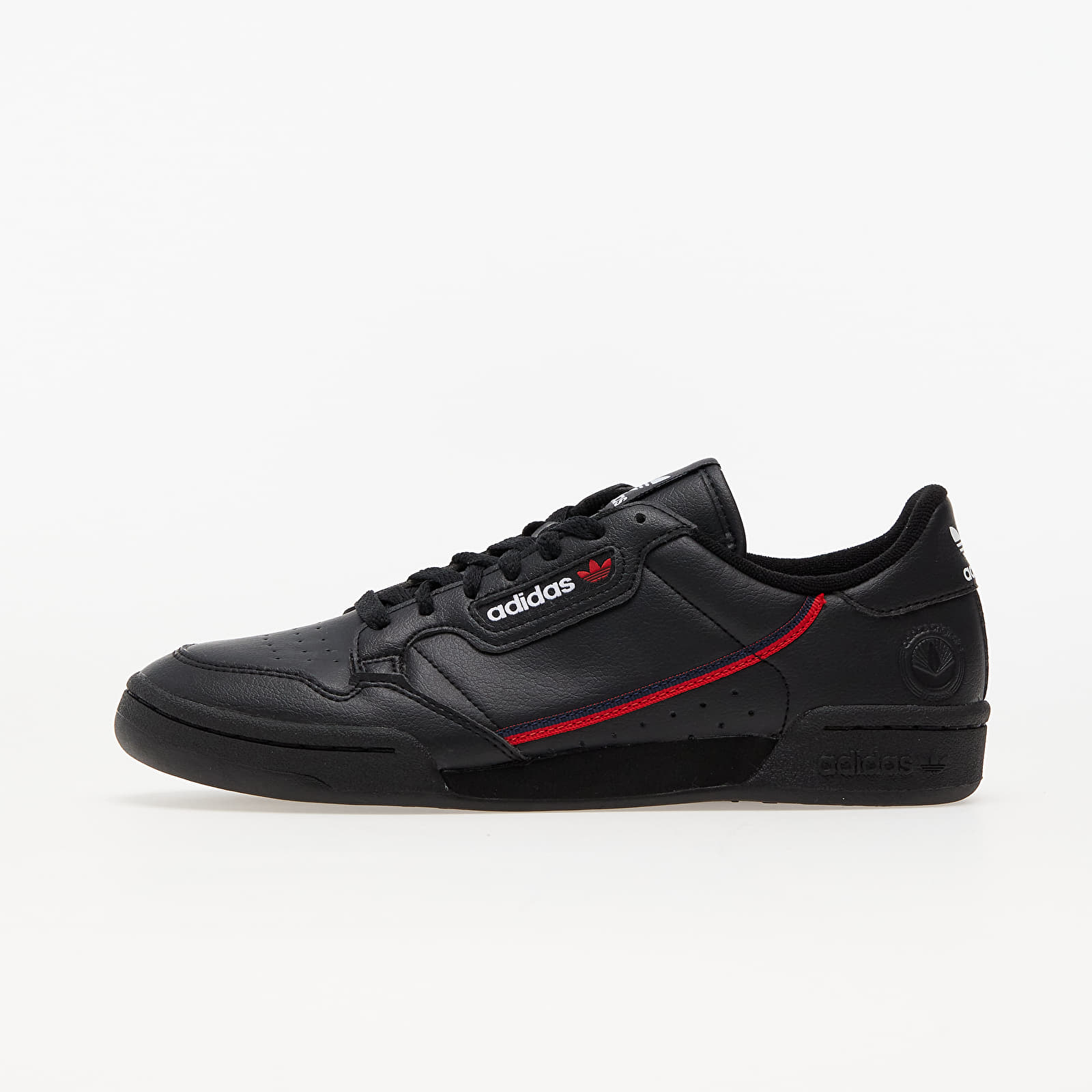 Încălțăminte și sneakerși pentru bărbați adidas Continental 80 Vegan Core Black/ Collegiate Navy/ Scarlet