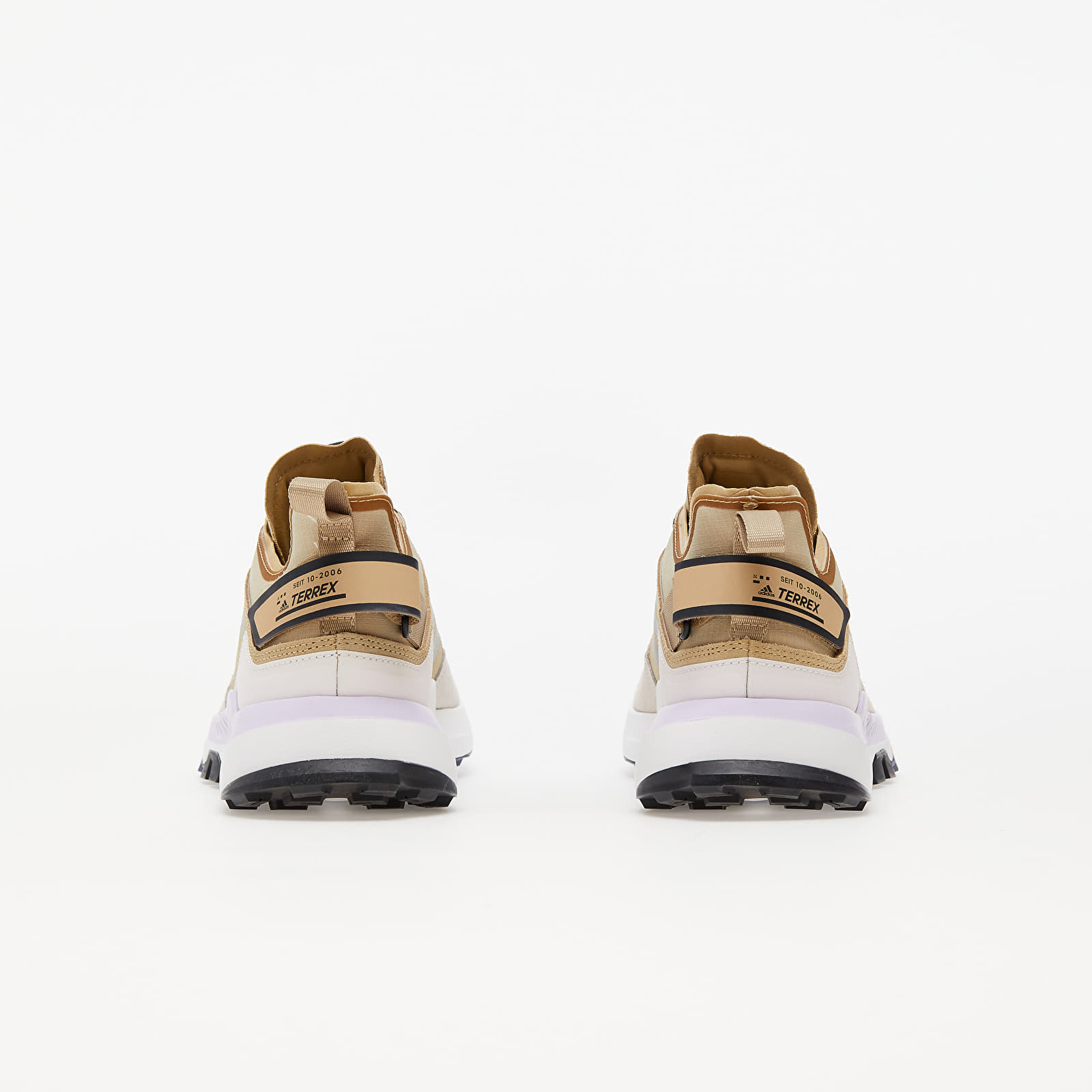 Încălțăminte și sneakerși pentru femei adidas Terrex Hikster W Beige Tone/ Core Black/ Purple Tint