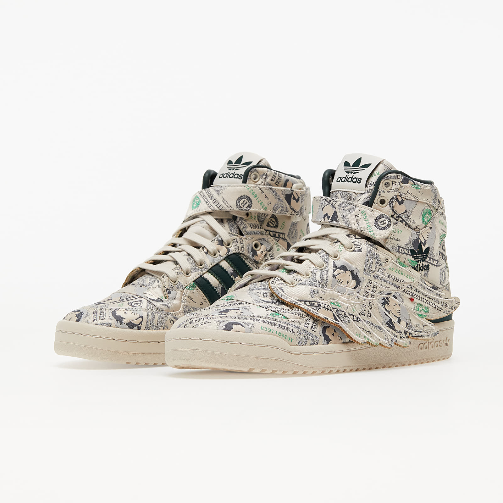 Zapatillas Hombre adidas x Jeremy Scott Forum Wings 1.0 Core Brown/ Green Night/ Core Brown