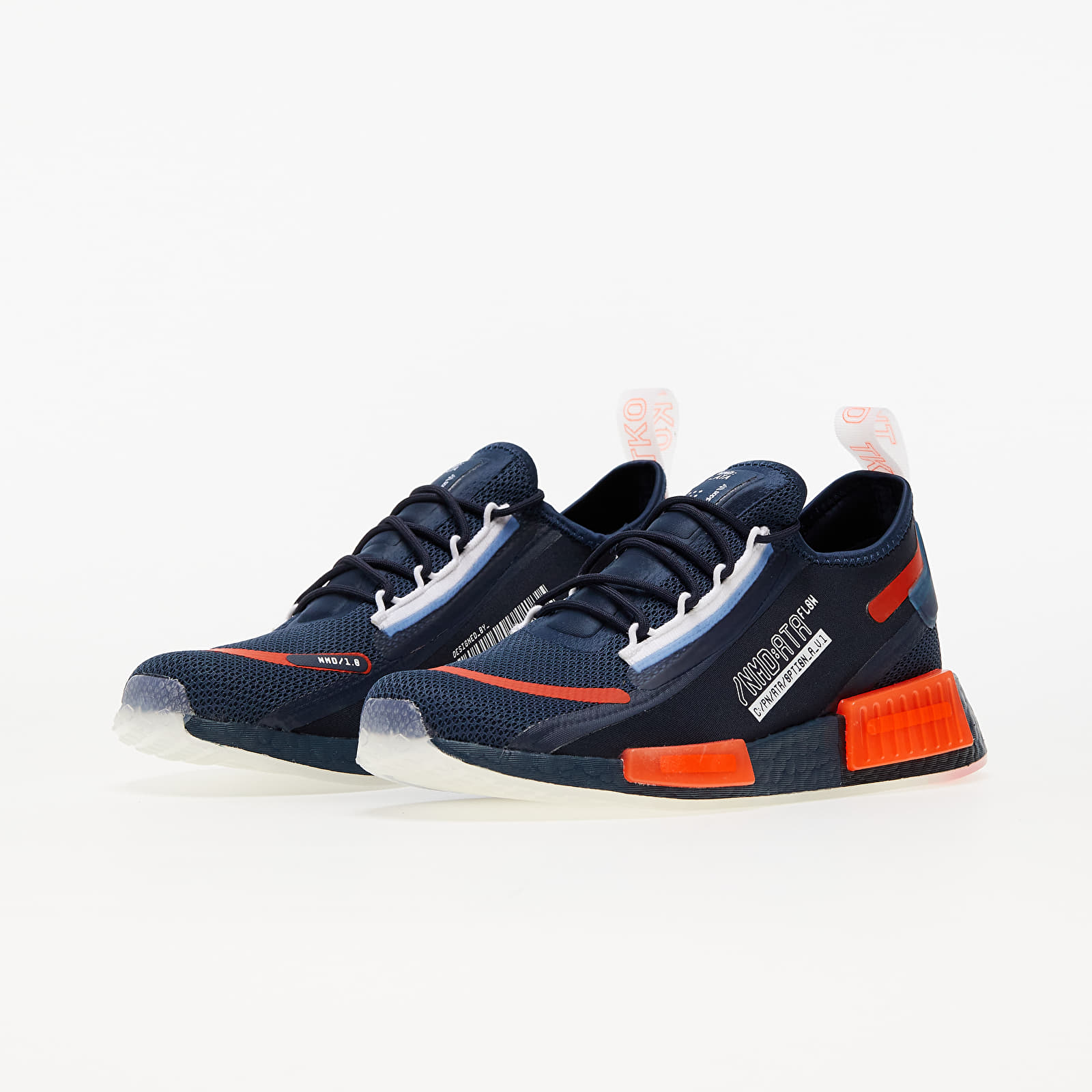Men s shoes adidas NMD R1 Spectoo Crew Navy Legend Ink Solar Red Footshop