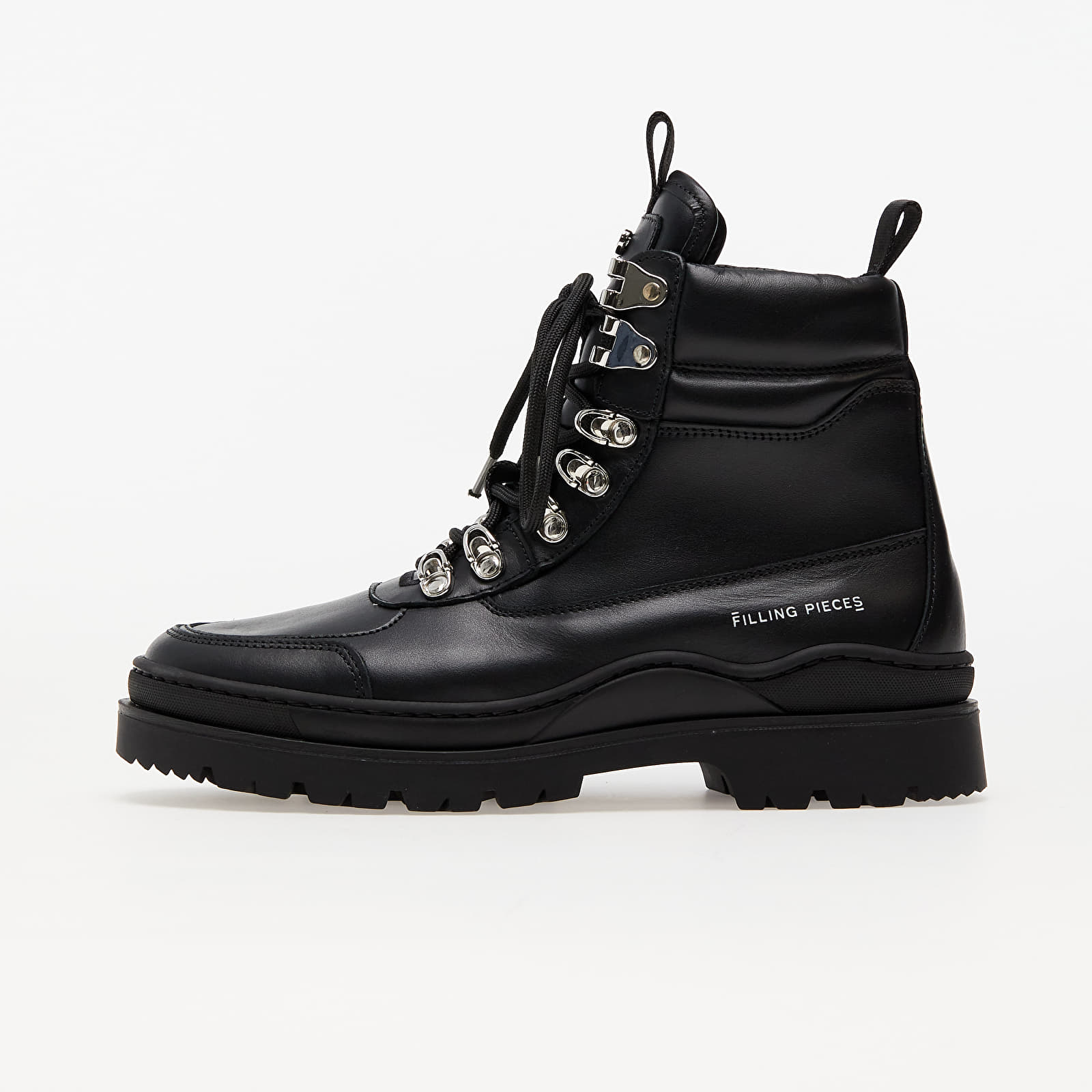 Levně Filling Pieces Mountain Boot Nappa Black