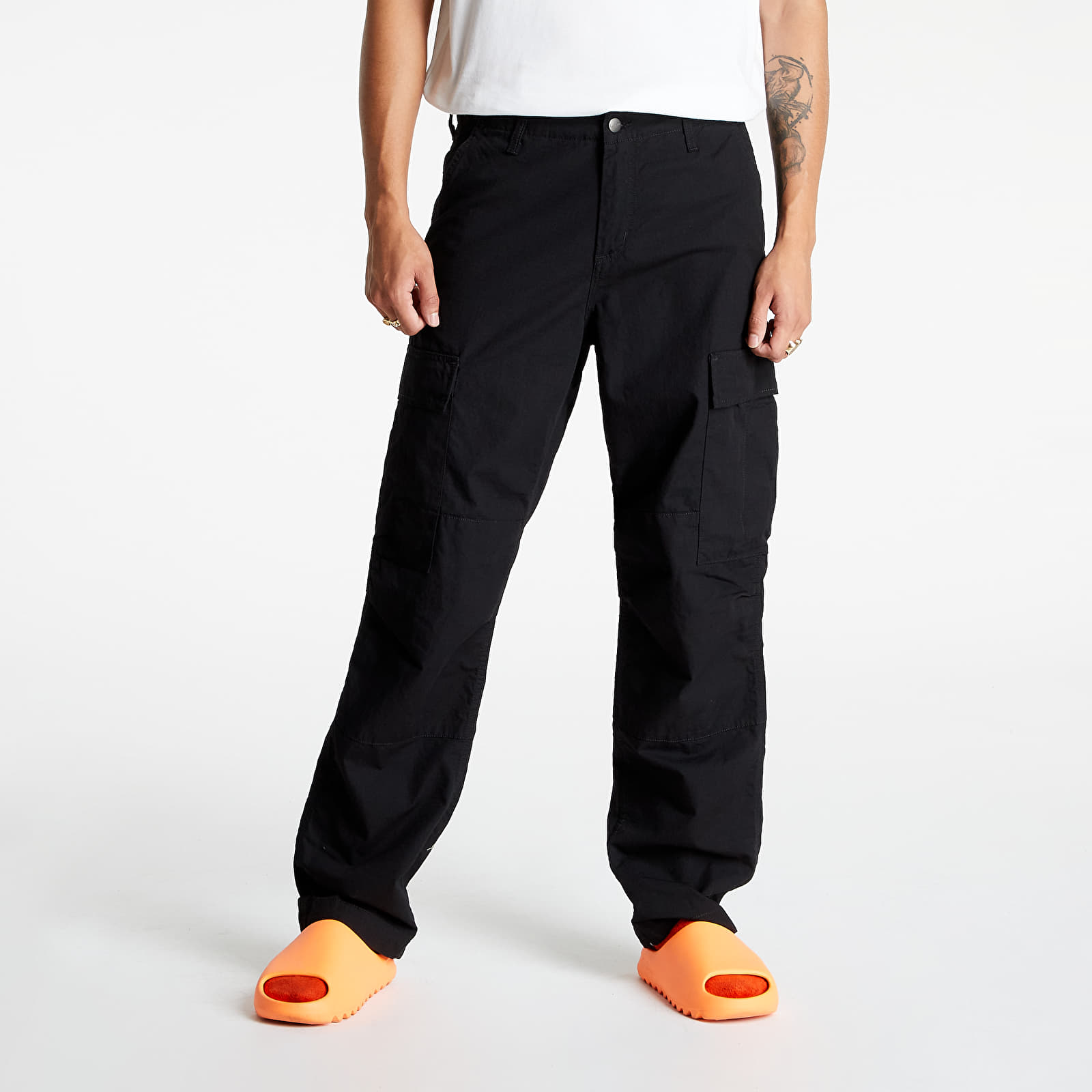 Cargo-bukser Carhartt WIP Regular Cargo Pant Black