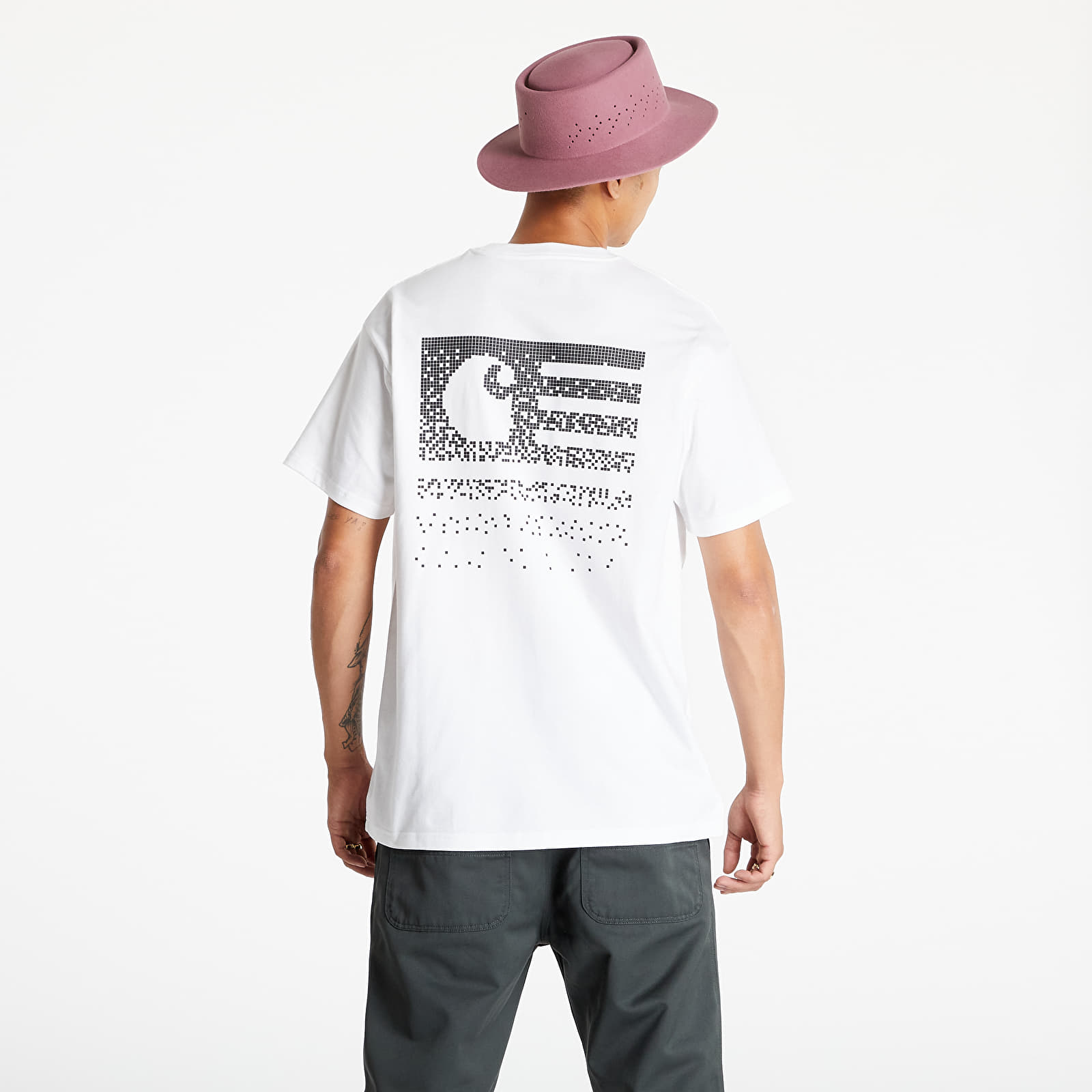 Trička Carhartt WIP S/S Fade State T-Shirt White/ Black