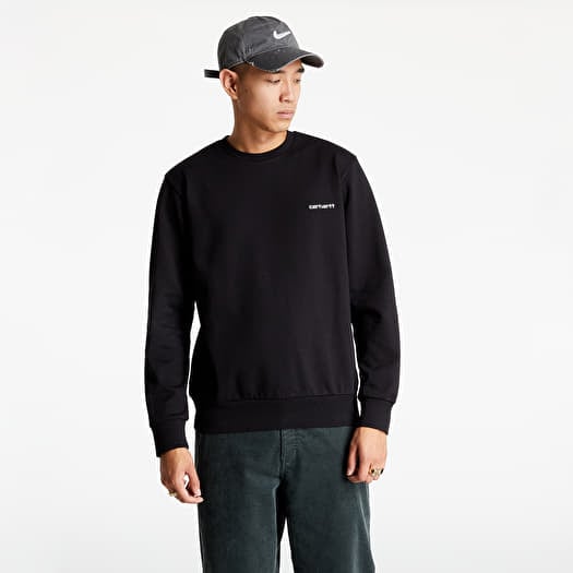 Carhartt wip script embroidery sweatshirt shop