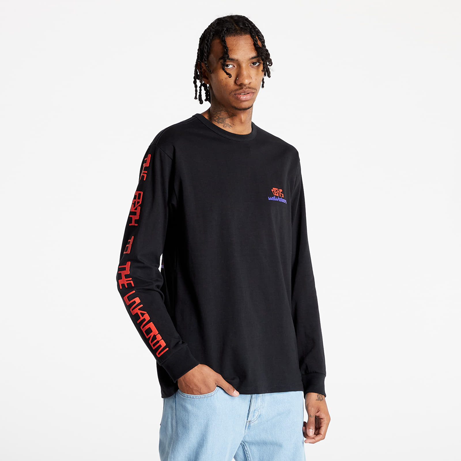 Vans black long sleeve best sale t shirt