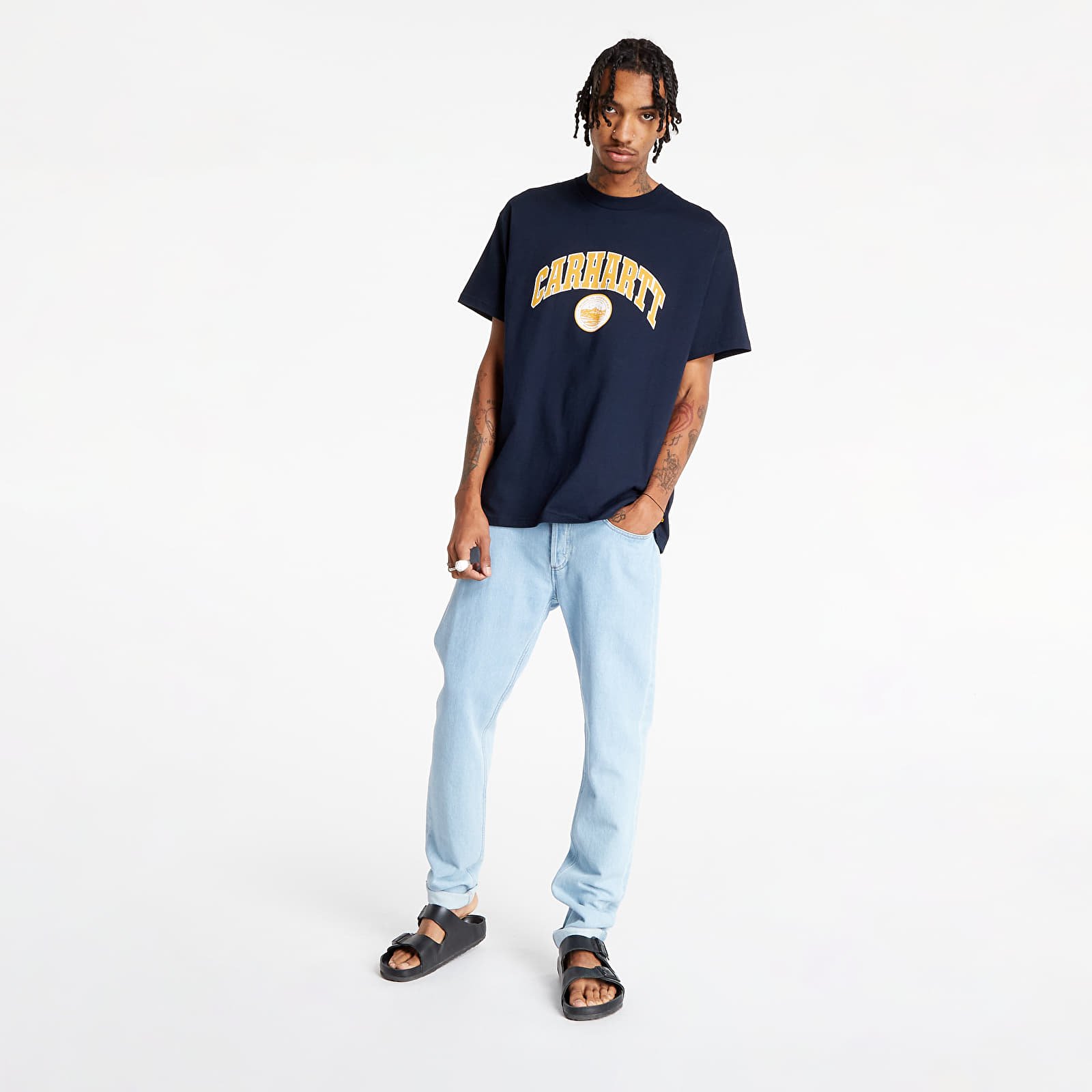 T shirts Carhartt WIP S S Berkeley Script T Shirt Astro Footshop